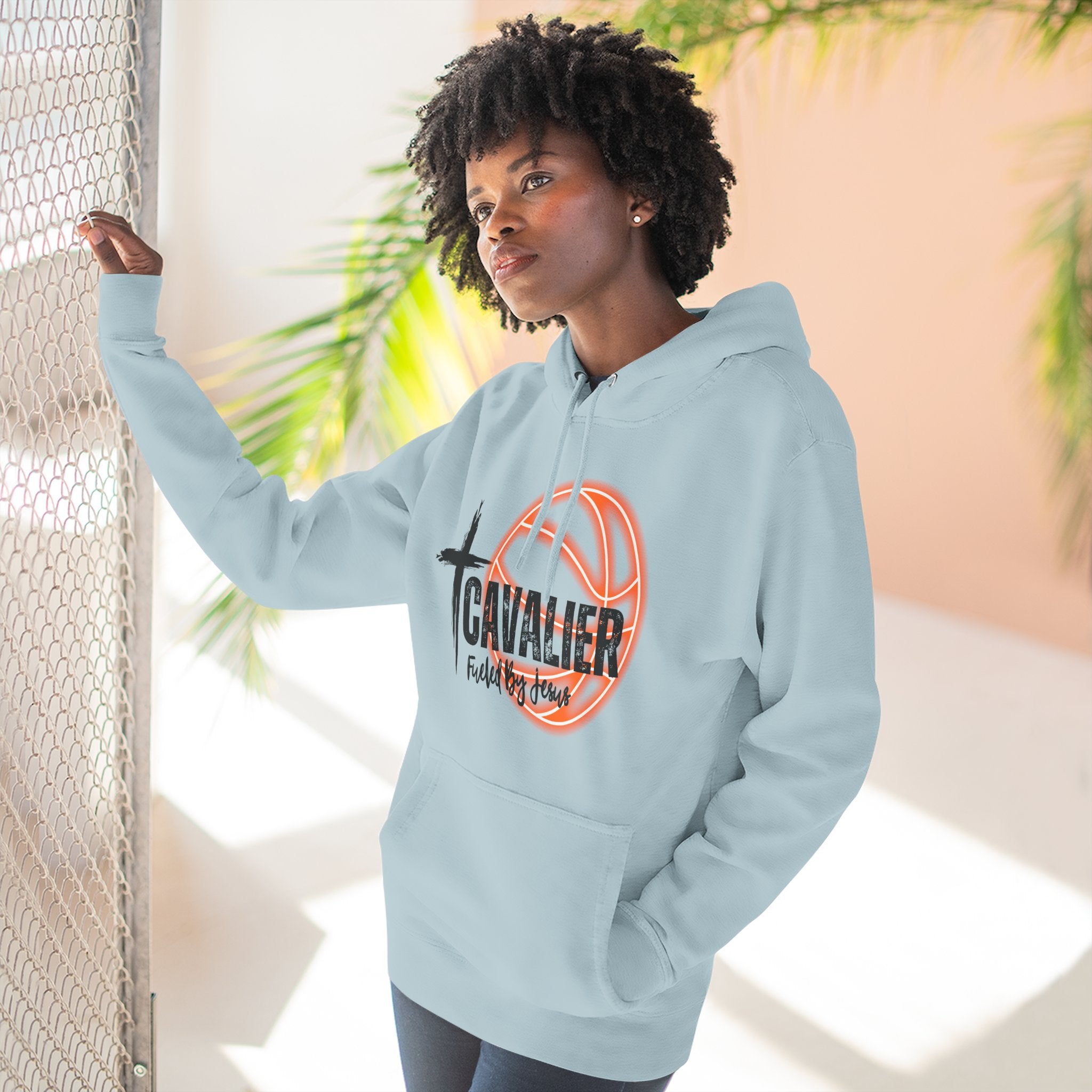 Cavalier Basketball Hoodie Adult