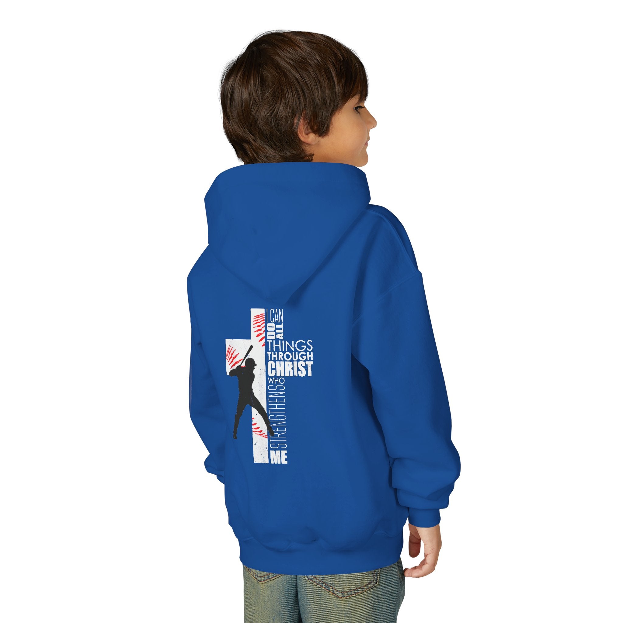 Jesus is King Baseball Hoodie (Youth)