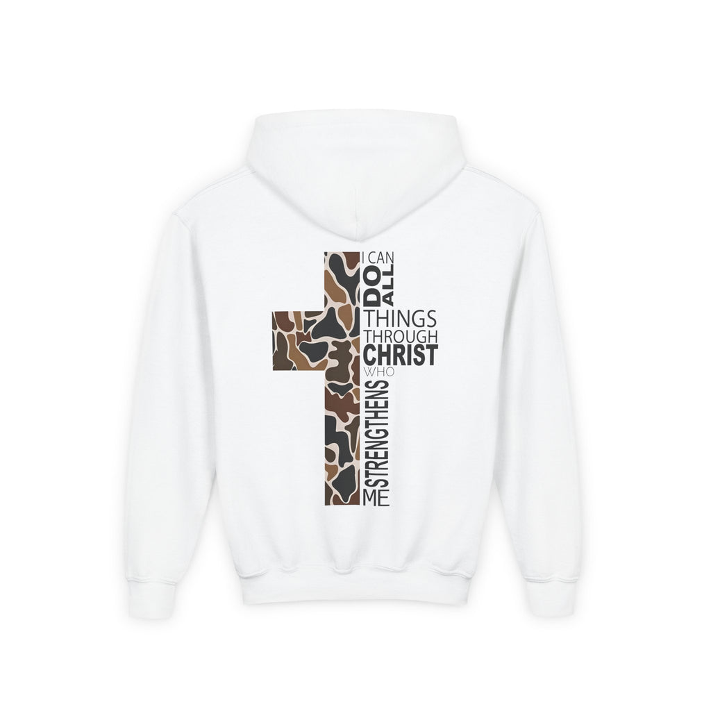 Camo Cross Hoodie (Youth)