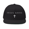 Jesus Saves Flat Bill Cap (Embroidery)