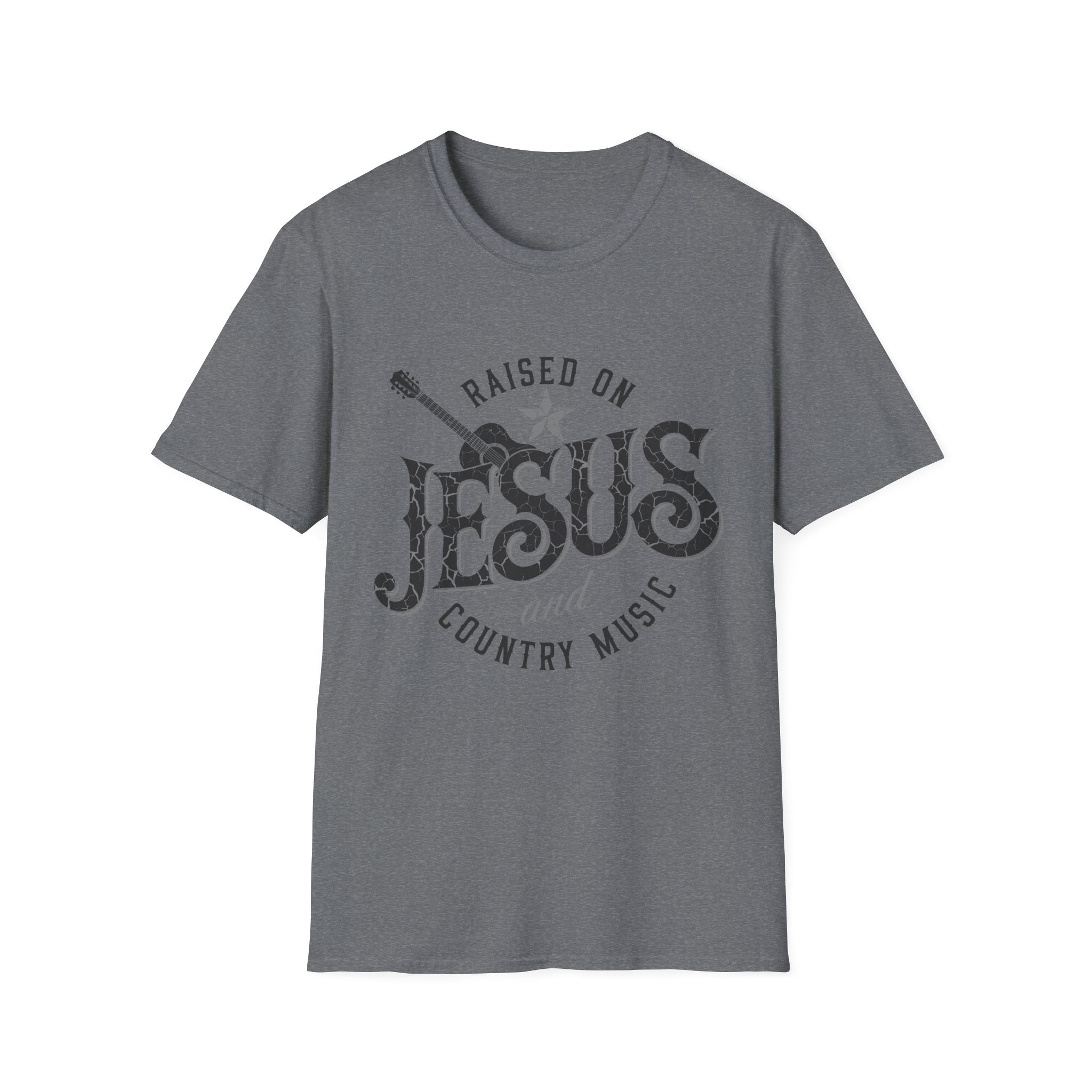 Raised On Jesus and Country Music Tee