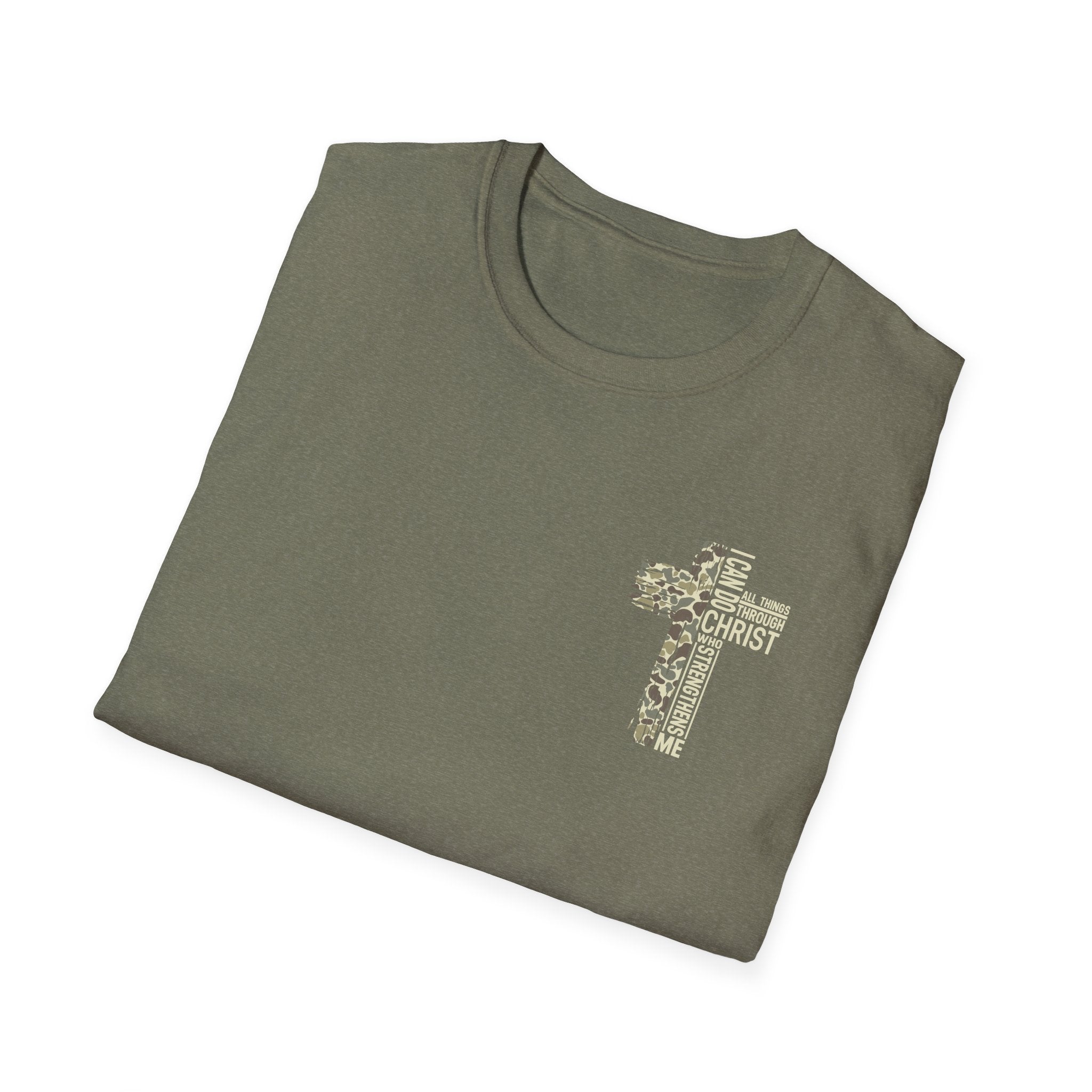 Faded Camo Cross Tee