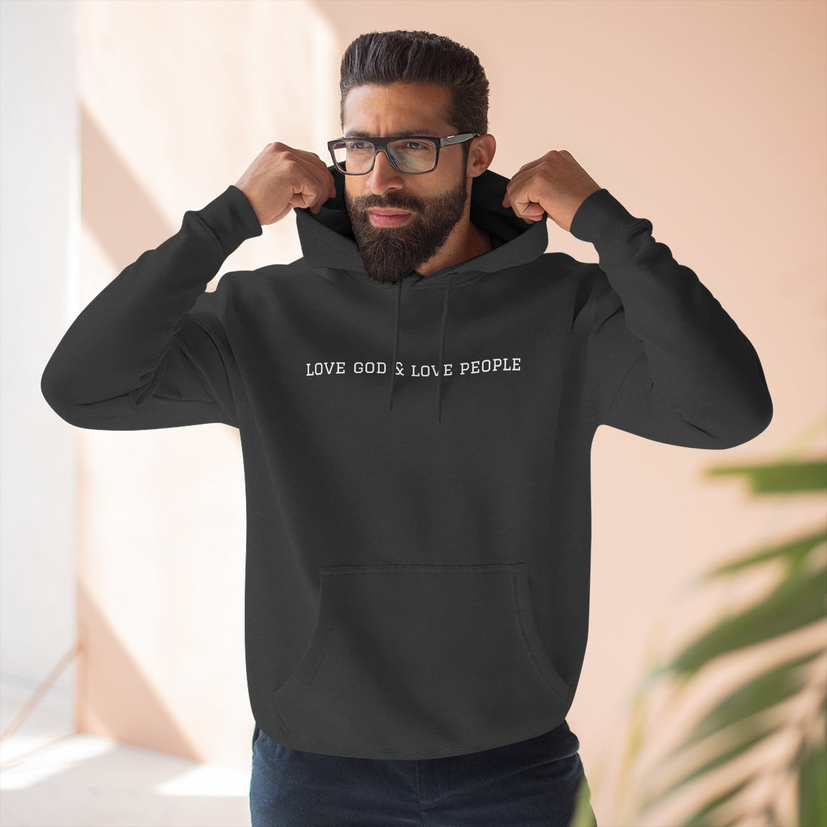 Love God & Love People Fleece Hoodie