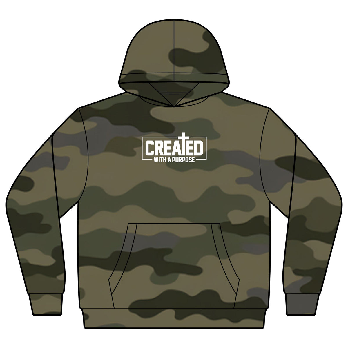 Youth Camo Hoodie