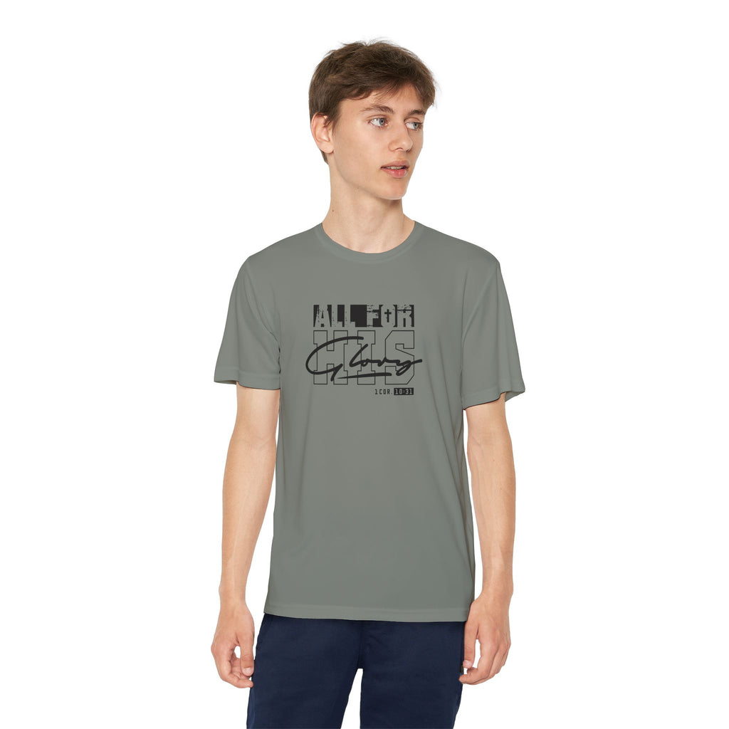 All for his Glory (Youth Dri fit)