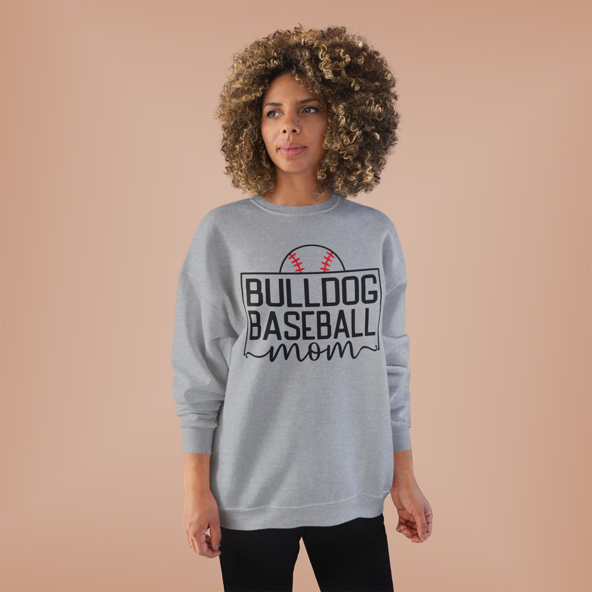 Bulldog Baseball Mom Crewneck