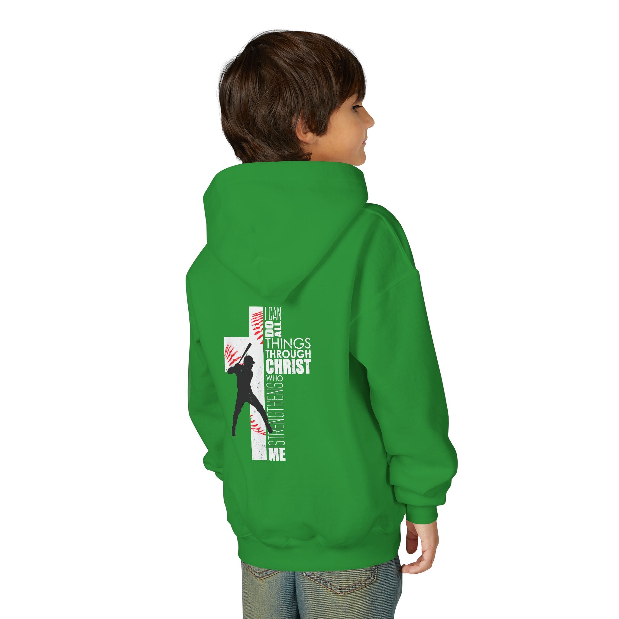 Jesus is King Baseball Hoodie (Youth)