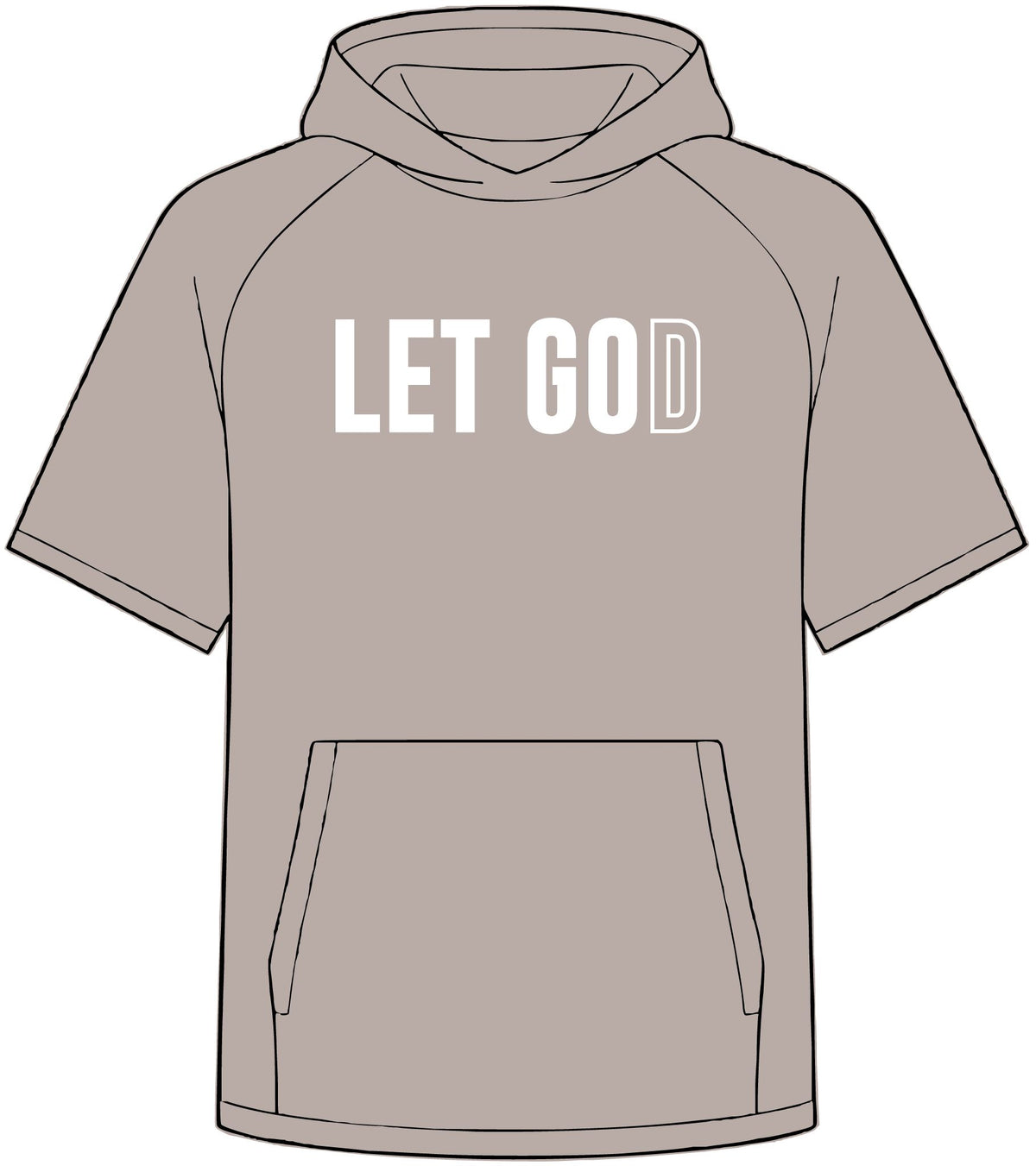 Let God Polyester Hoodie