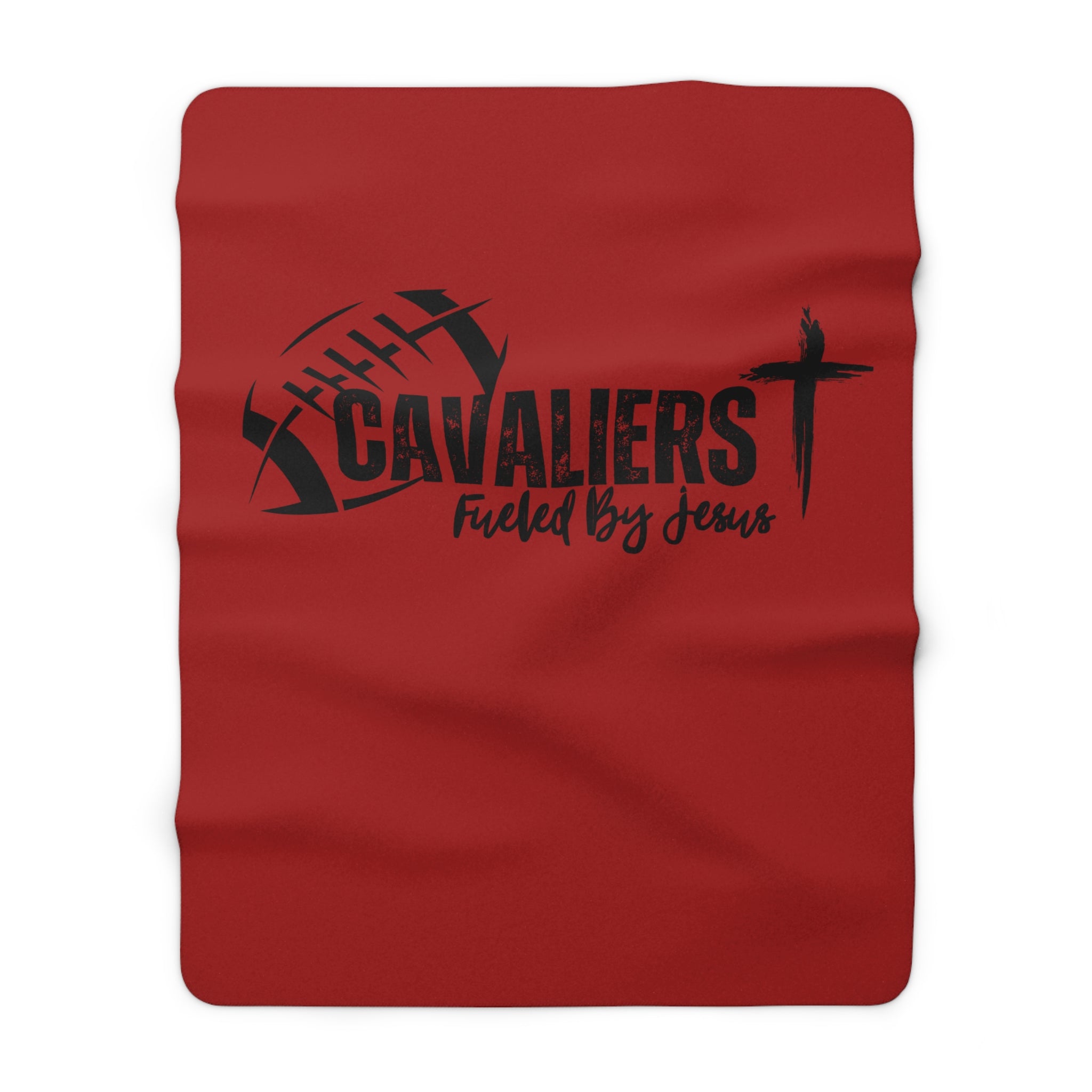 Cavalier Football Sherpa Fleece Blanket