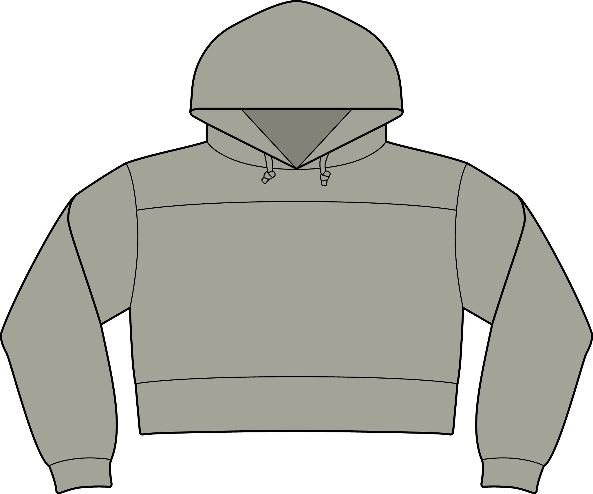Bulldogs Bleacher Cropped Fleece Hooded Sweatshirt