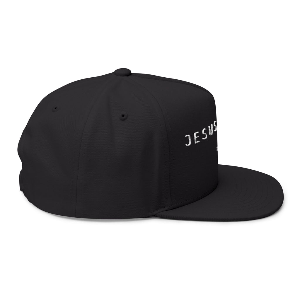 Jesus Saves Flat Bill Cap (Embroidery)