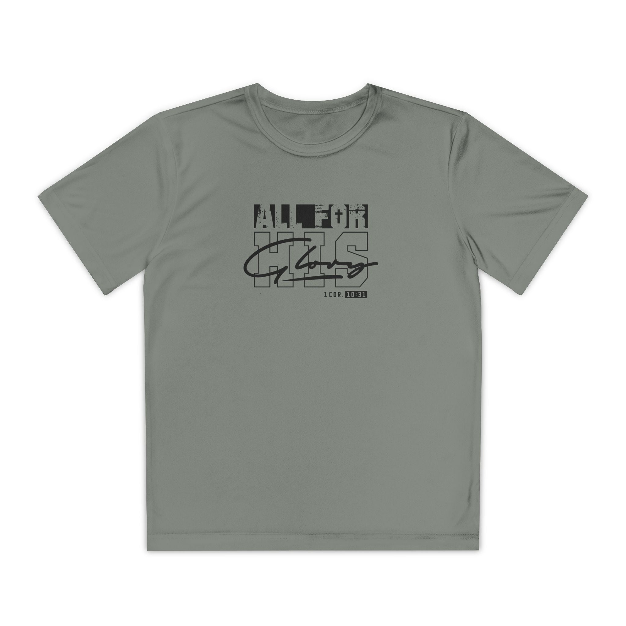 All for his Glory (Youth Dri fit)