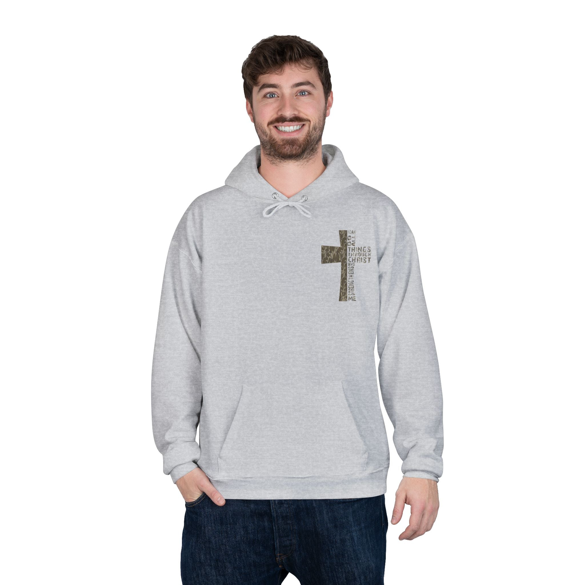 All Things Through Christ Camo Hoodie