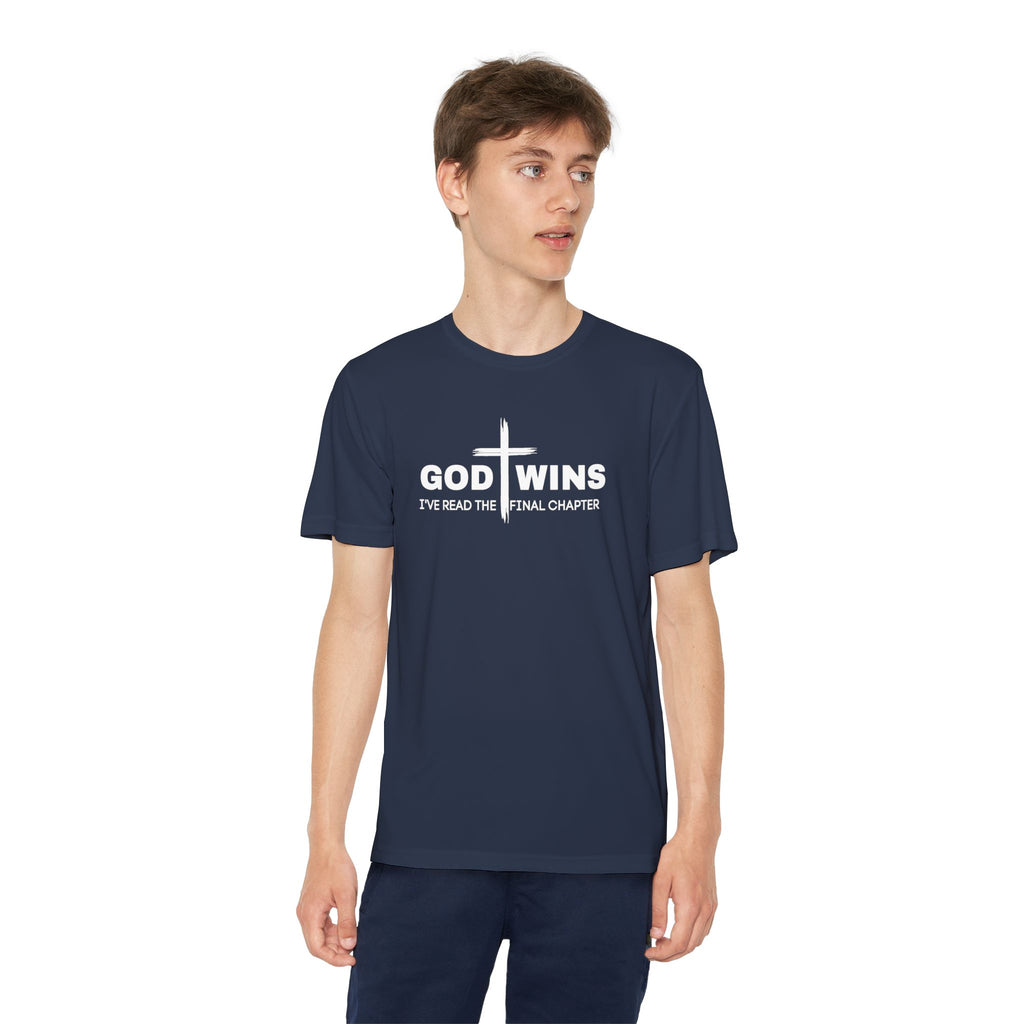 God Wins Dri fit (Youth)
