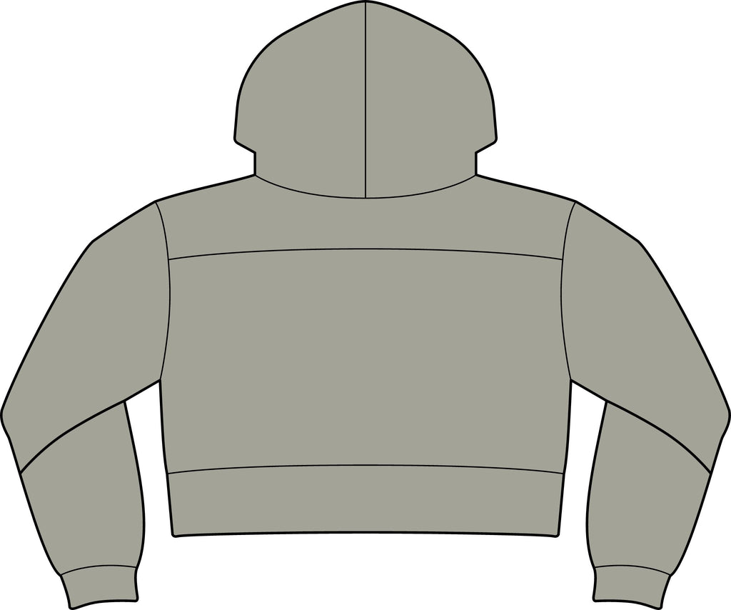 Bulldogs Bleacher Cropped Fleece Hooded Sweatshirt