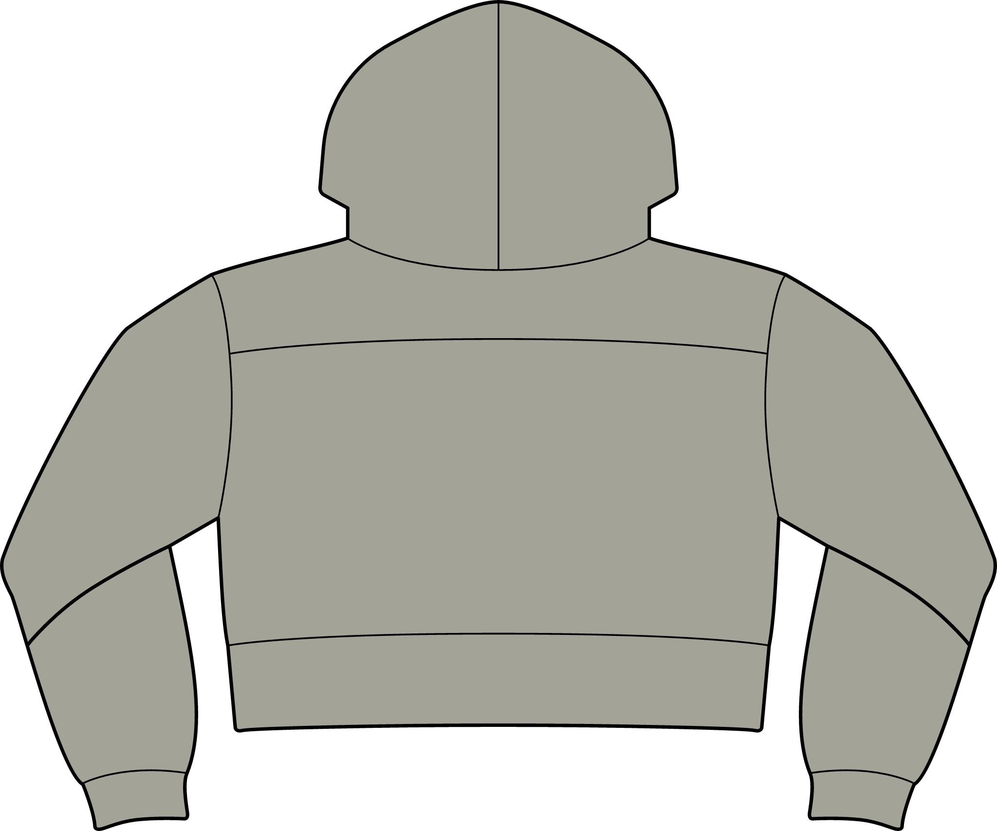 Bulldogs Bleacher Cropped Fleece Hooded Sweatshirt