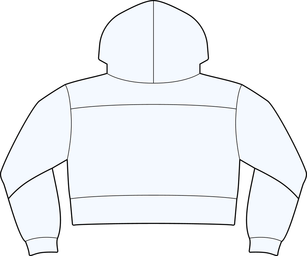 Bulldogs Bleacher Cropped Fleece Hooded Sweatshirt