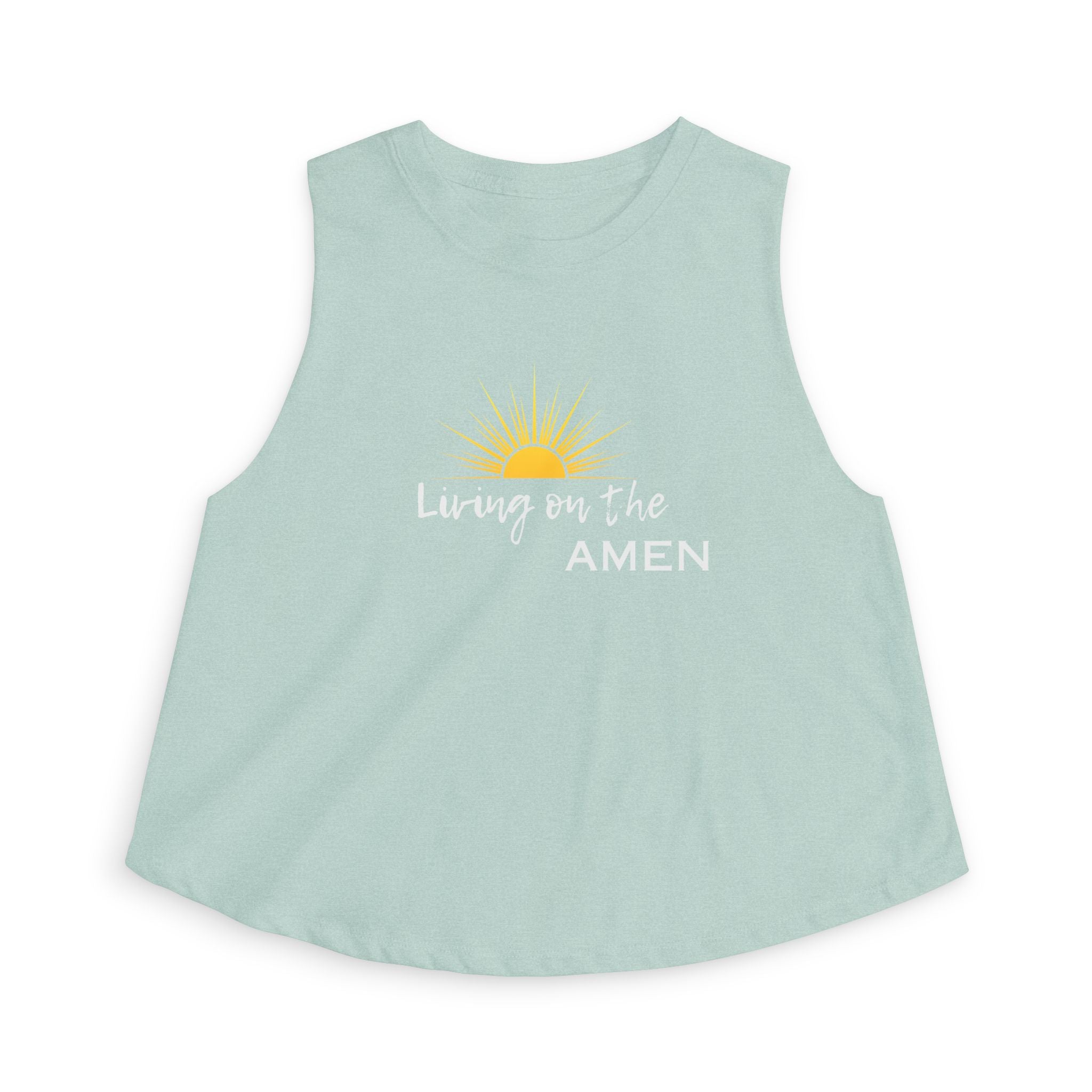 Living on the Amen Crop Top