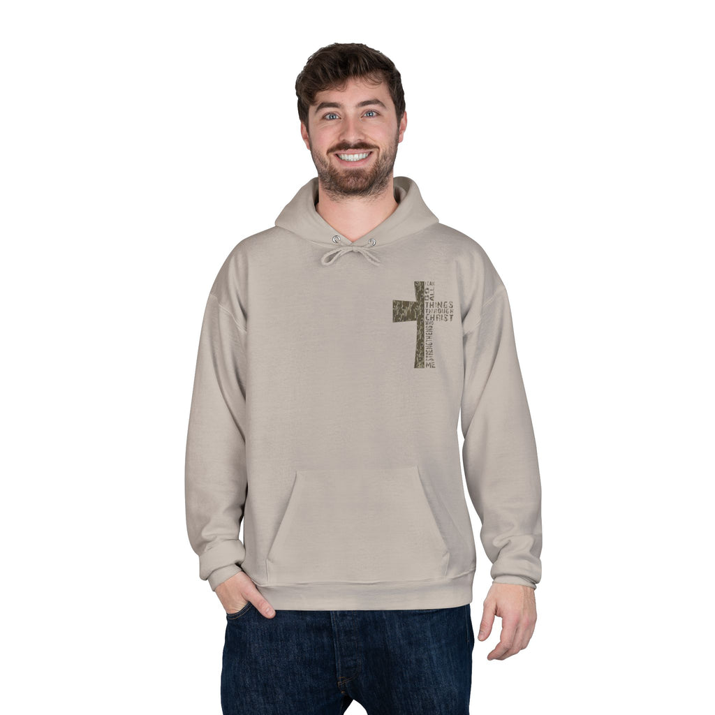 All Things Through Christ Camo Hoodie