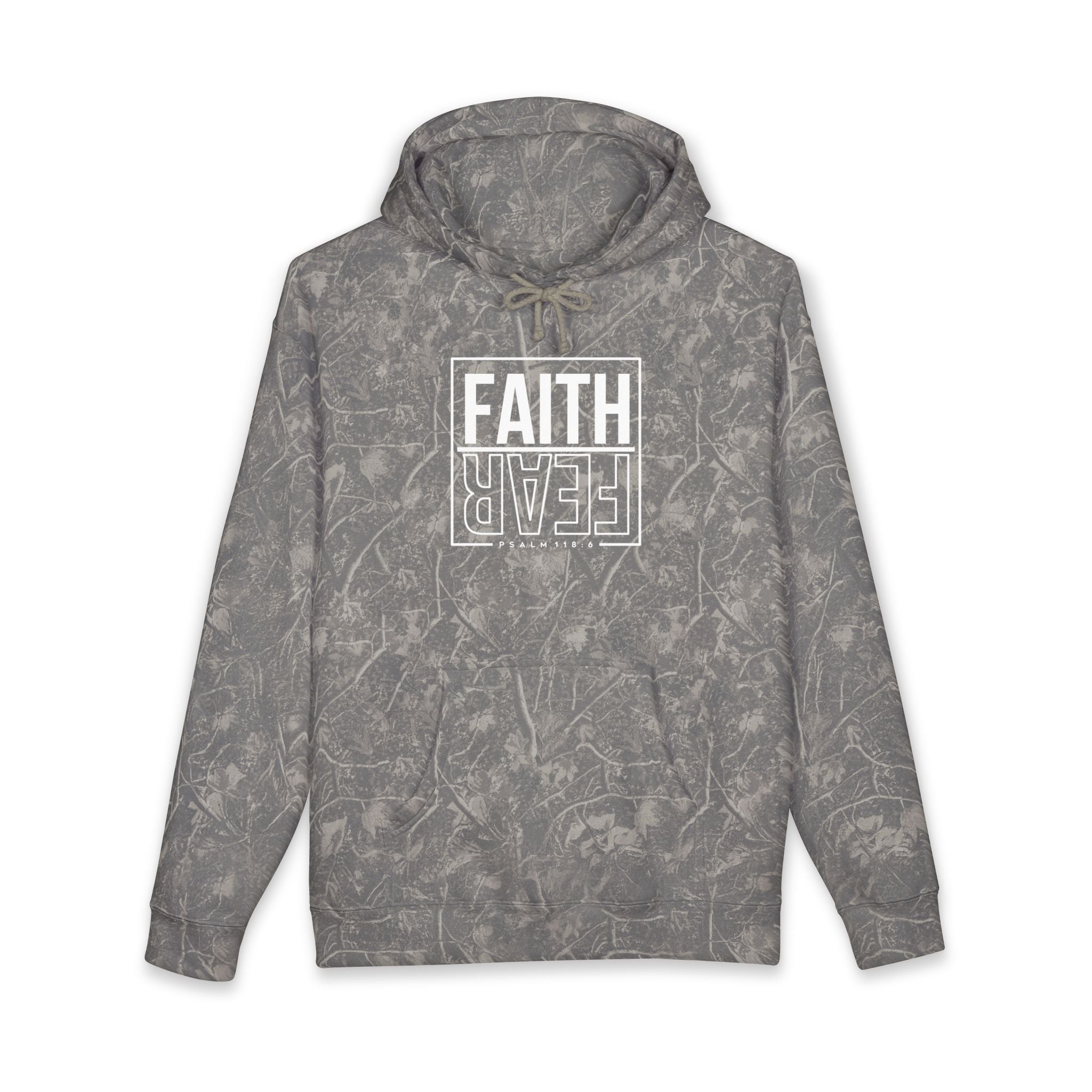 Faith/Fear Camo Hoodie