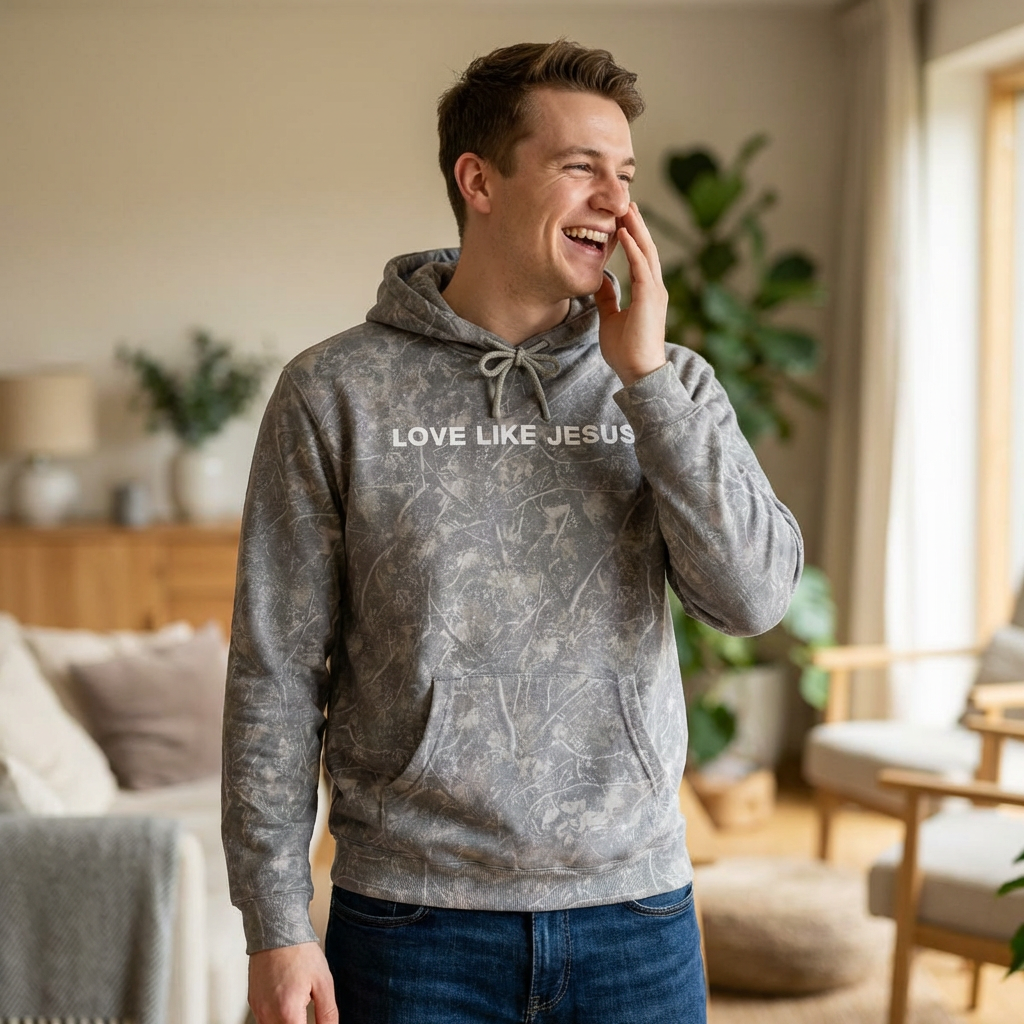 Love Like Jesus Camo Hoodie