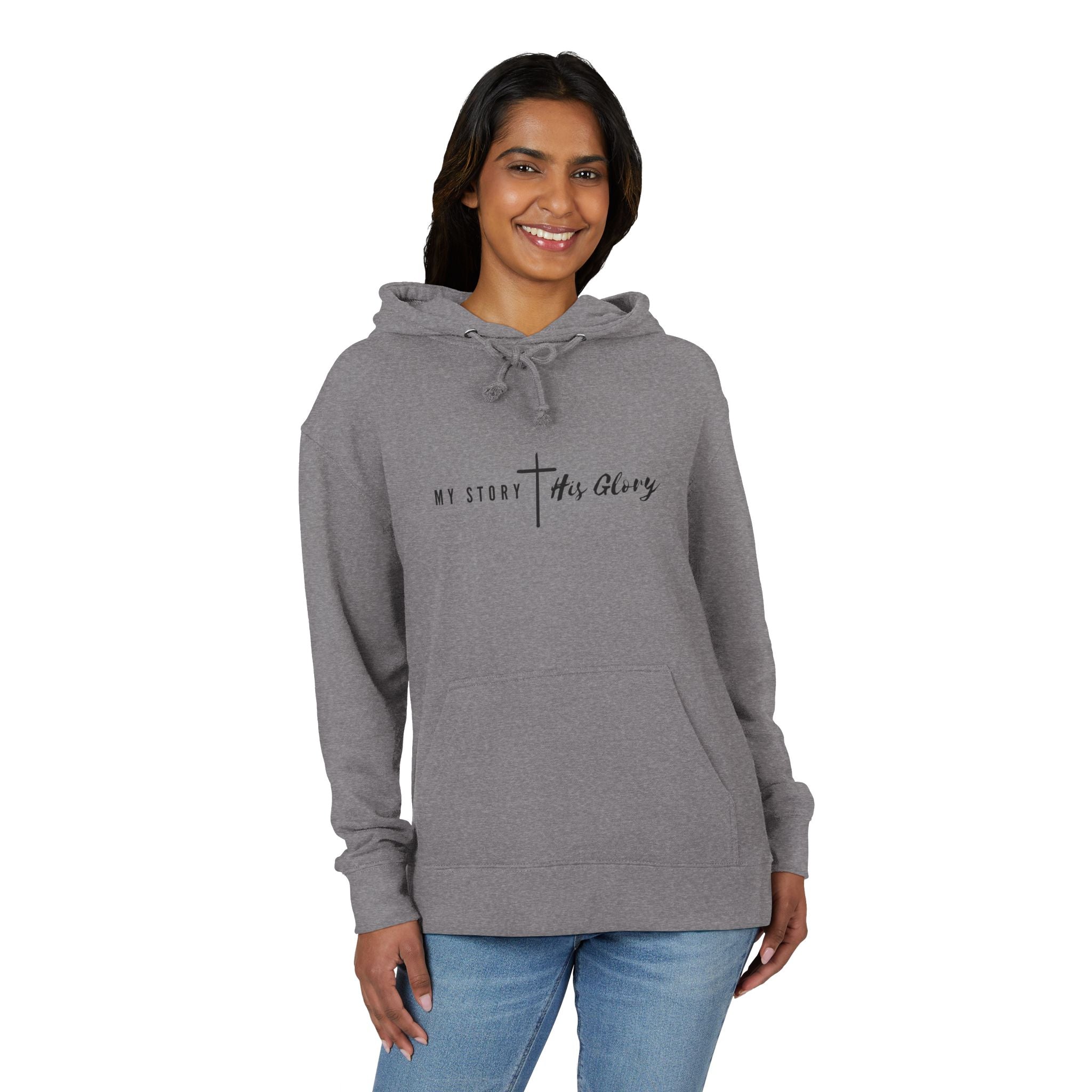 My Story.His Glory Unisex French Terry Hoodie