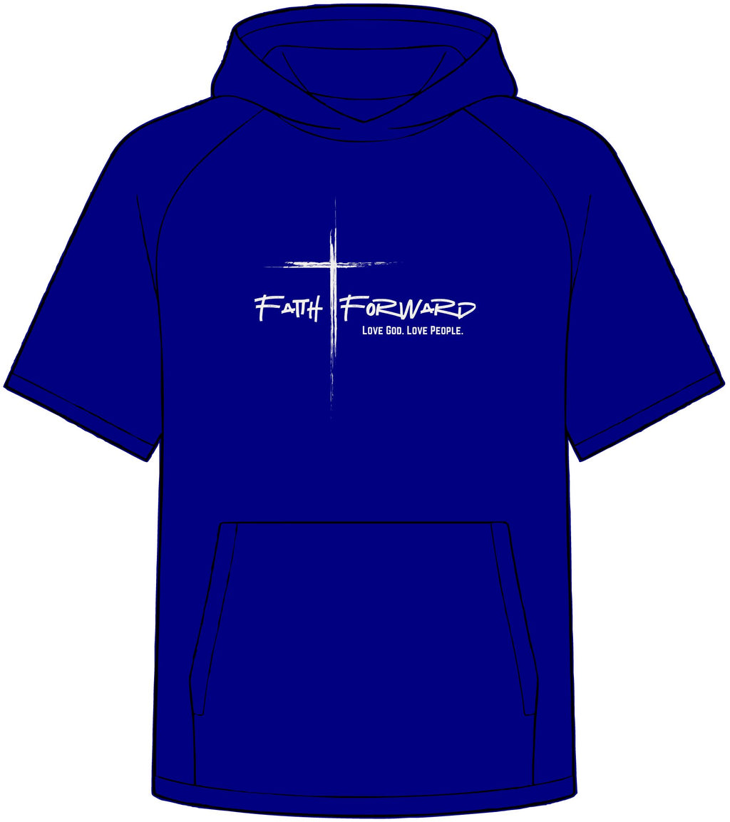 Faith Forward Polyester Hoodie