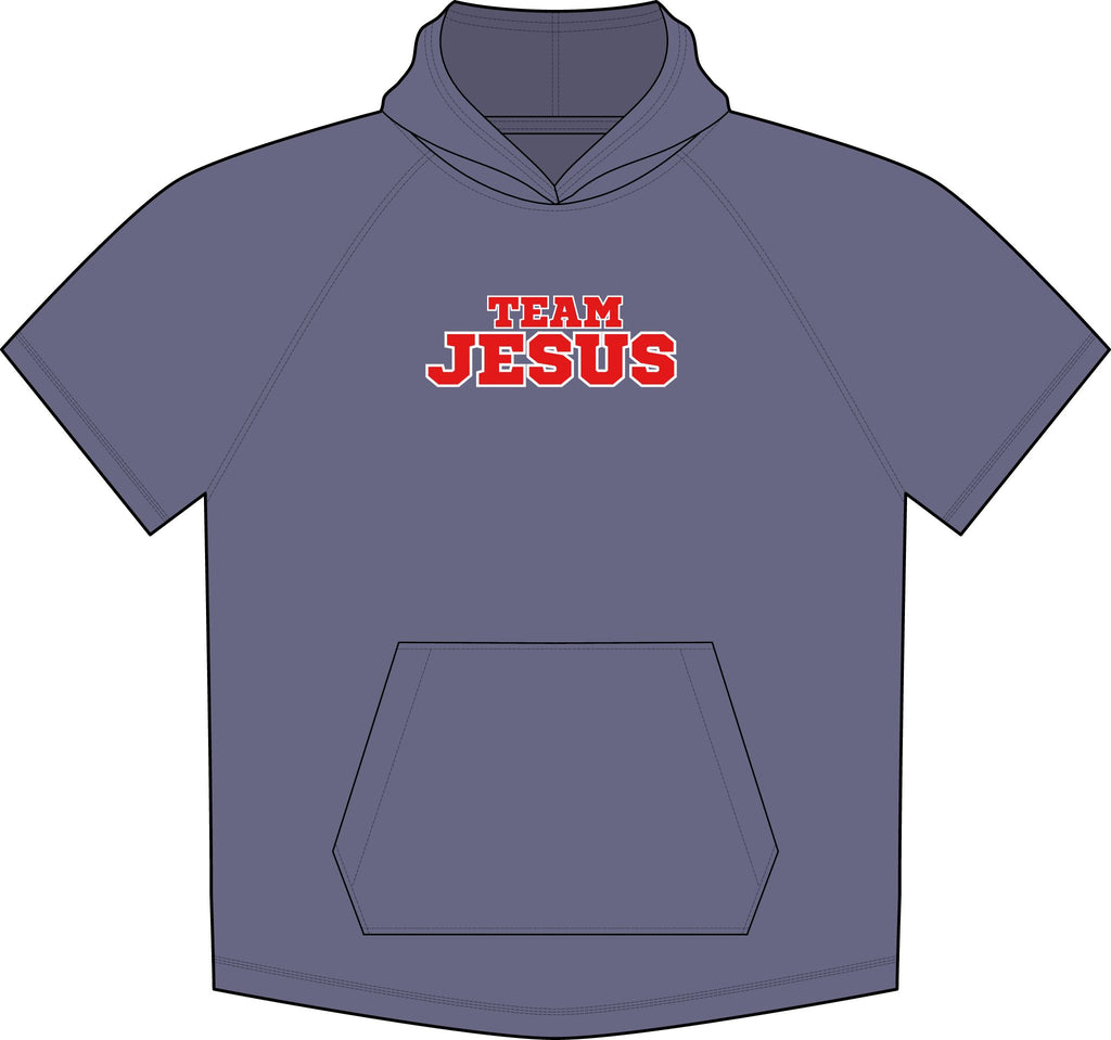 Team Jesus CHS Wicking Short Sleeve Hoodie