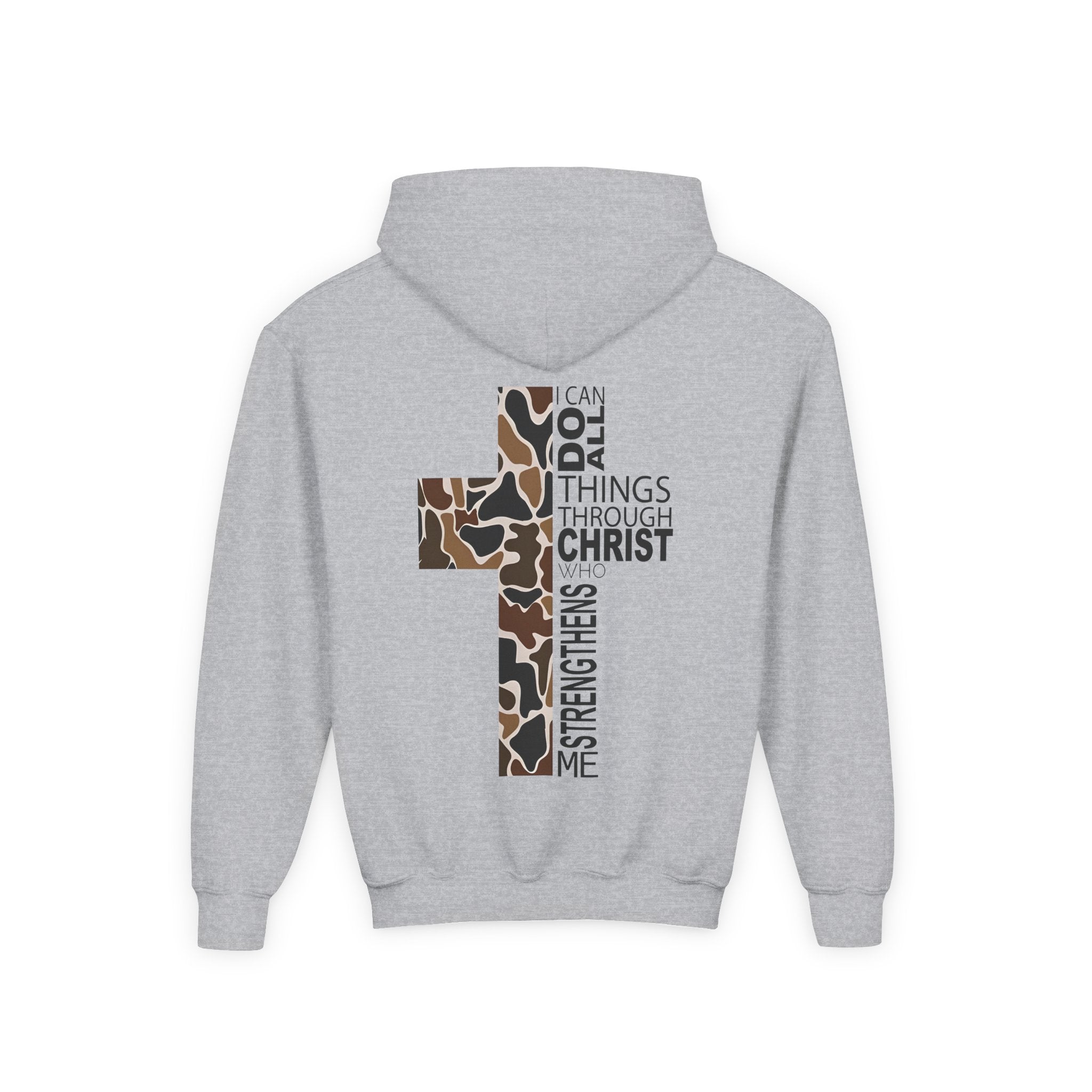 Camo Cross Hoodie (Youth)
