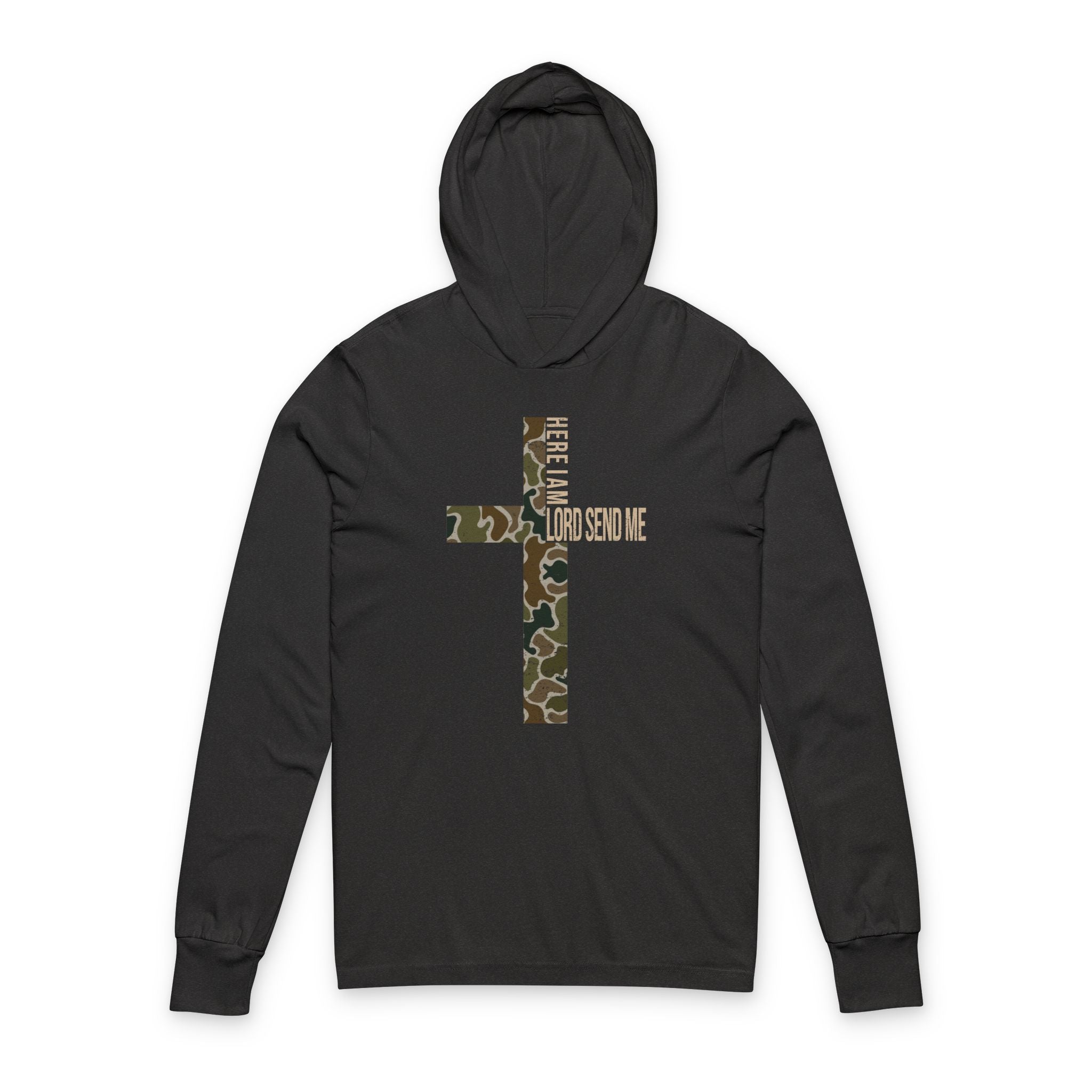 Cross Unisex Hooded Long Sleeve Tee