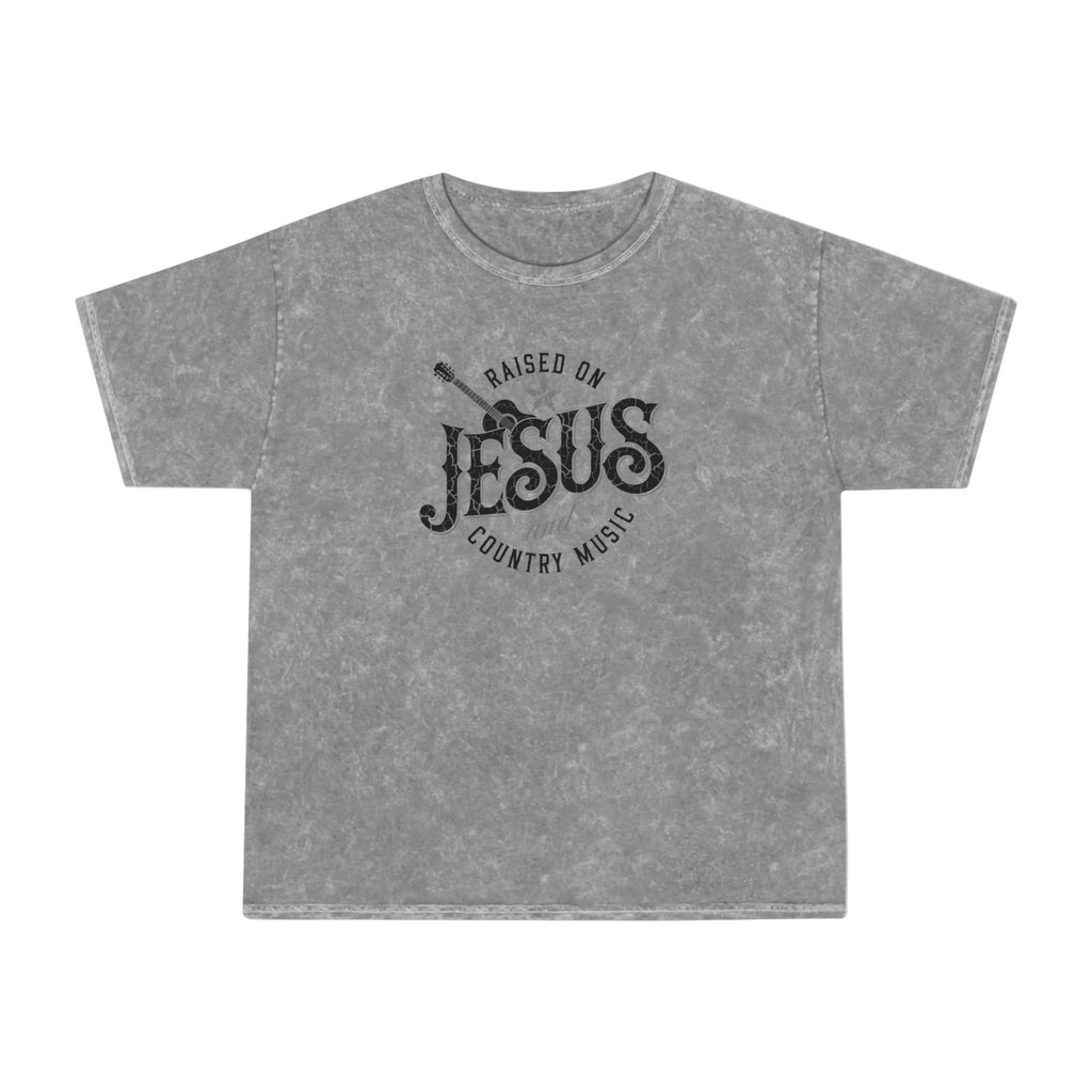 Country Music & Jesus  Mineral Wash T-Shirt