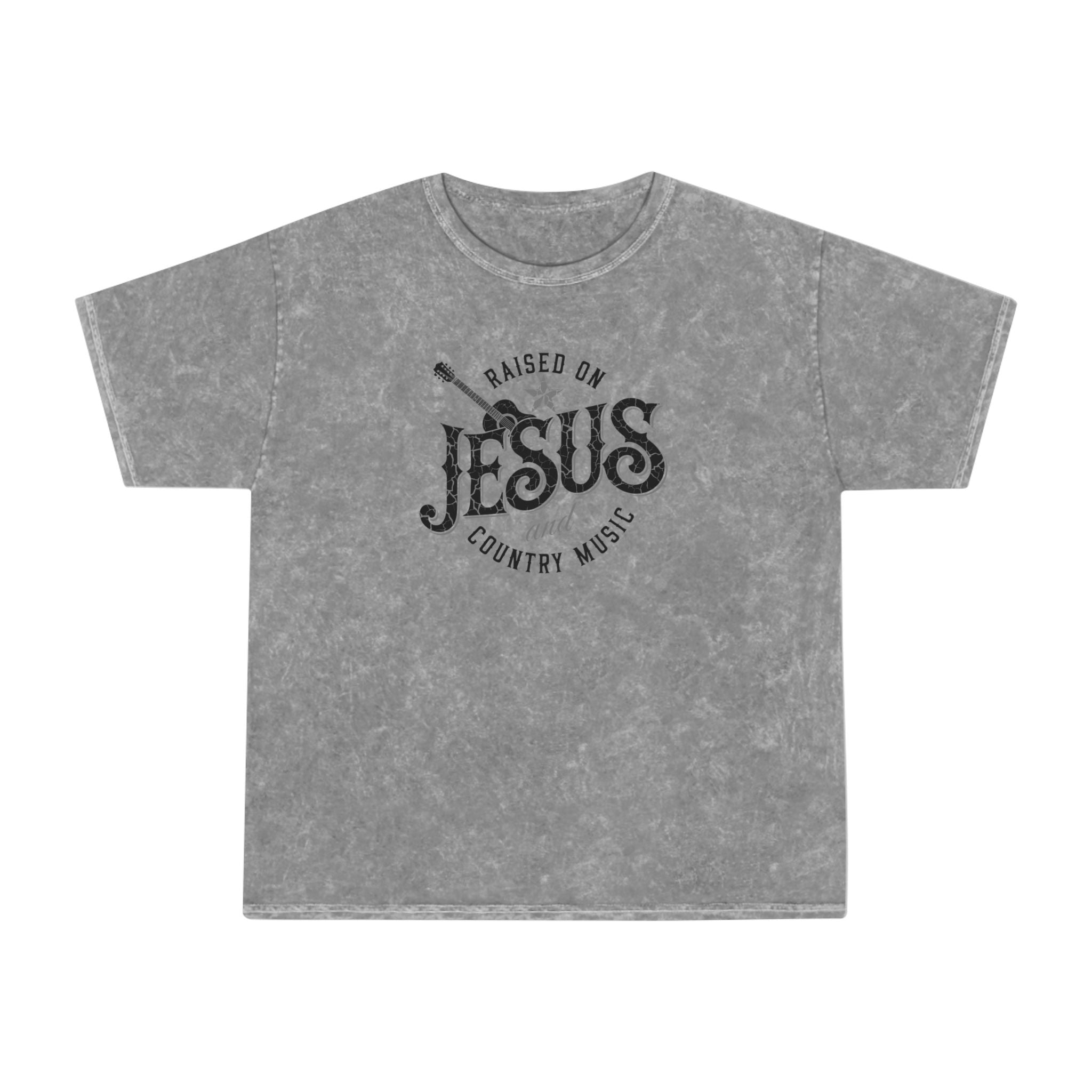 Country Music & Jesus  Mineral Wash T-Shirt