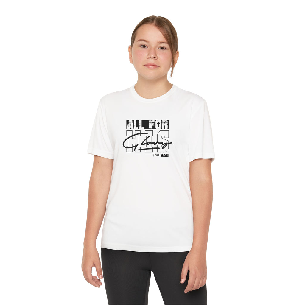 All for his Glory (Youth Dri fit)