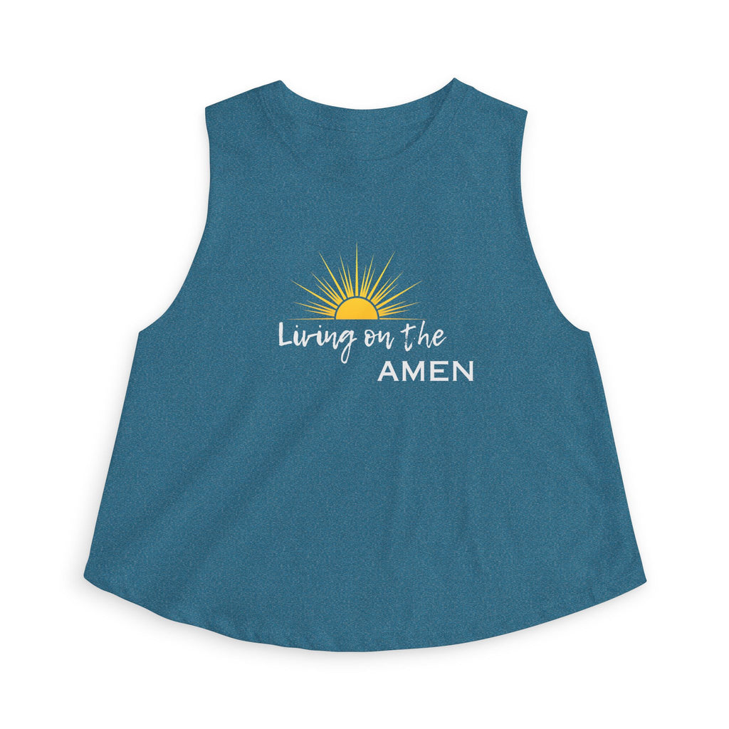Living on the Amen Crop Top
