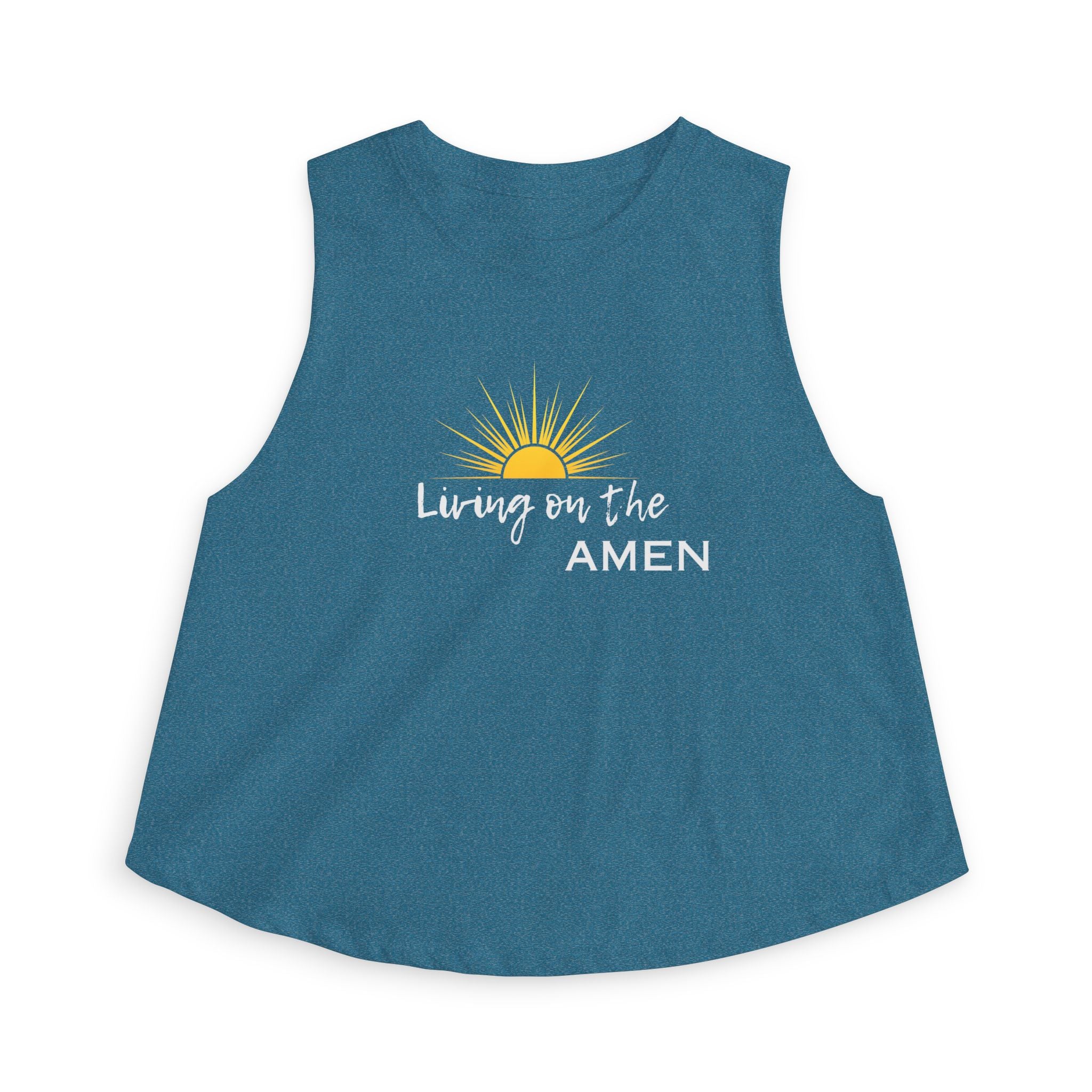 Living on the Amen Crop Top