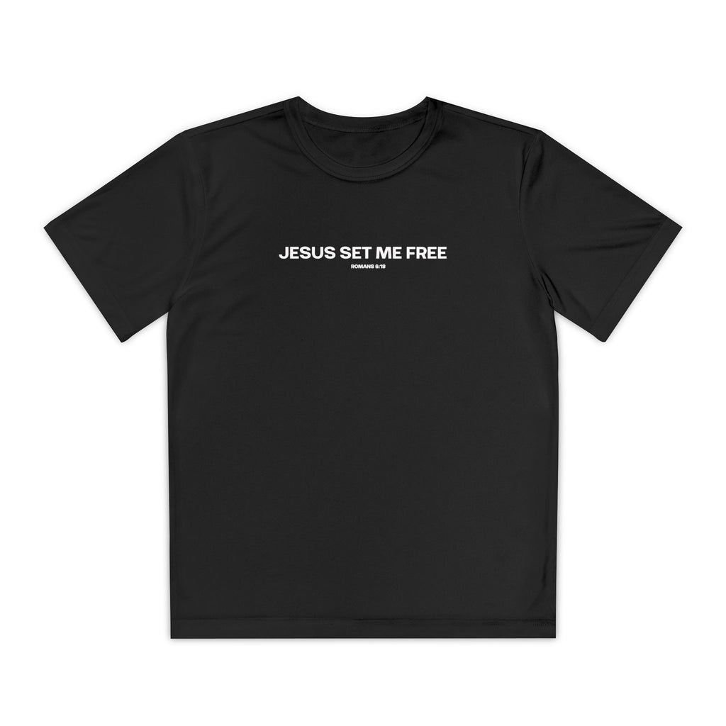 Jesus Set Me Free (Youth Dri Fit)