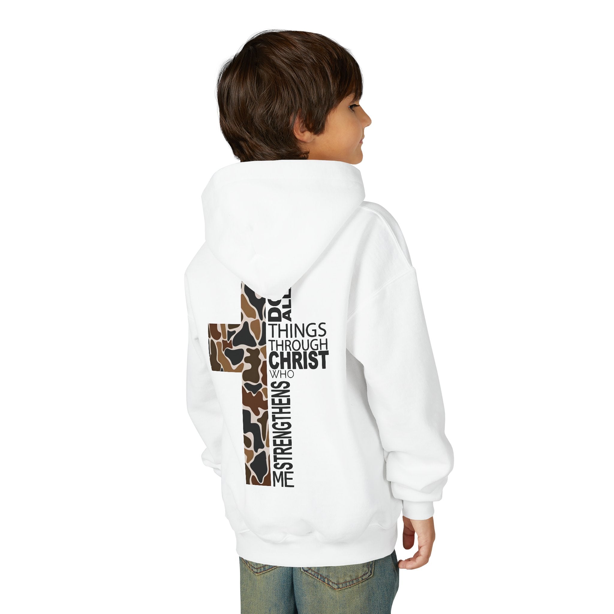 Camo Cross Hoodie (Youth)