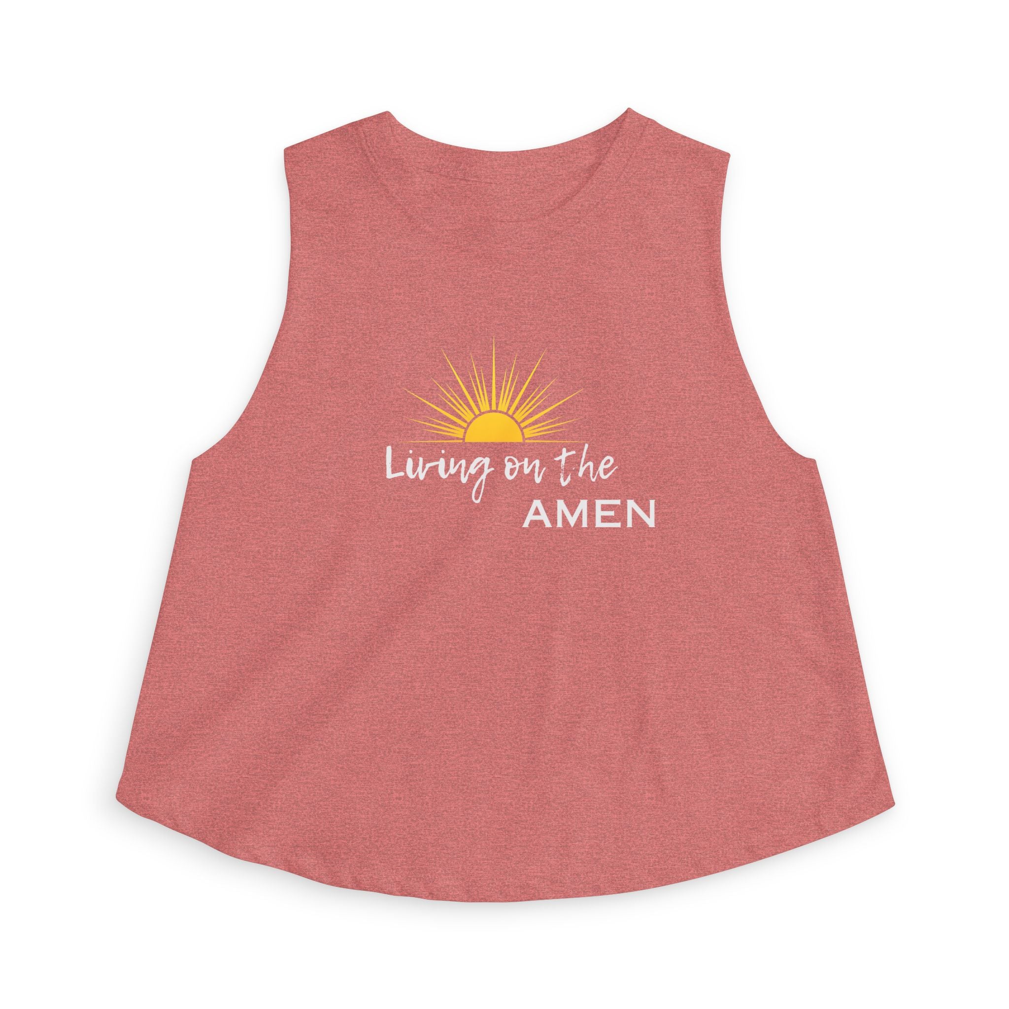 Living on the Amen Crop Top