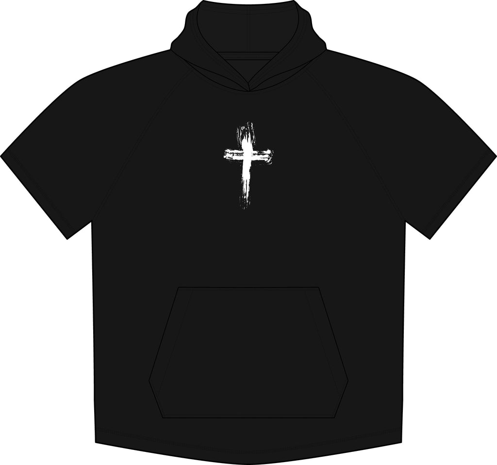 Ball. Tri-Blend Wicking Short Sleeve Hoodie