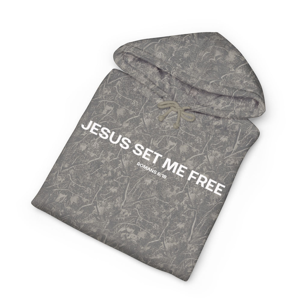 Camo Jesus Set Me Free Hoodie