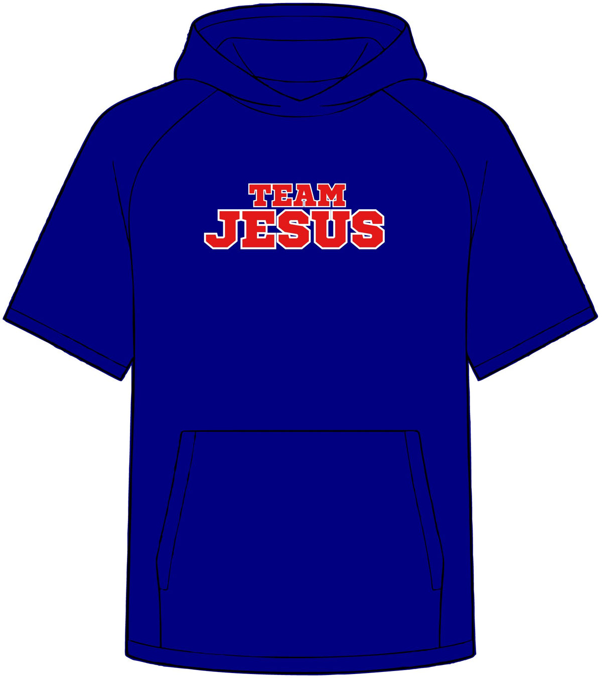 Team Jesus Polyester Hoodie