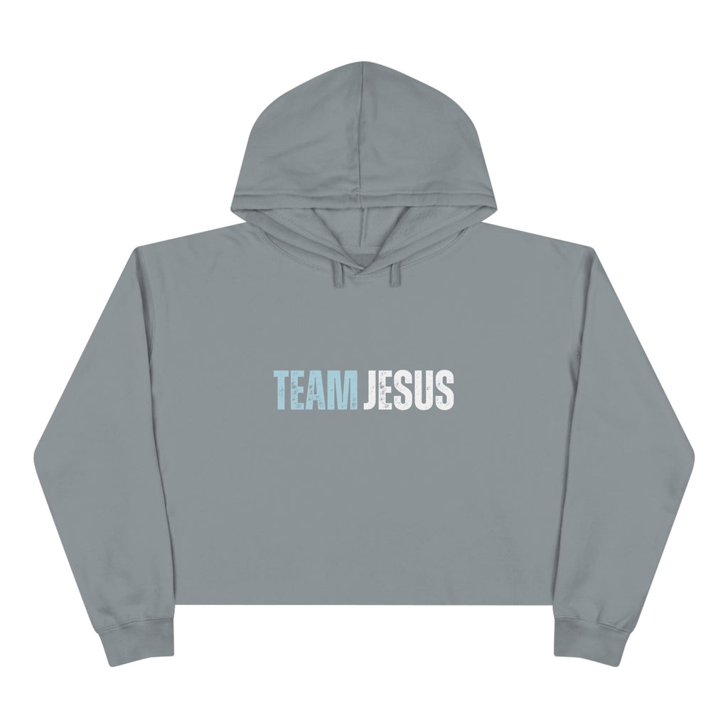 Team Jesus Crop Hoodie