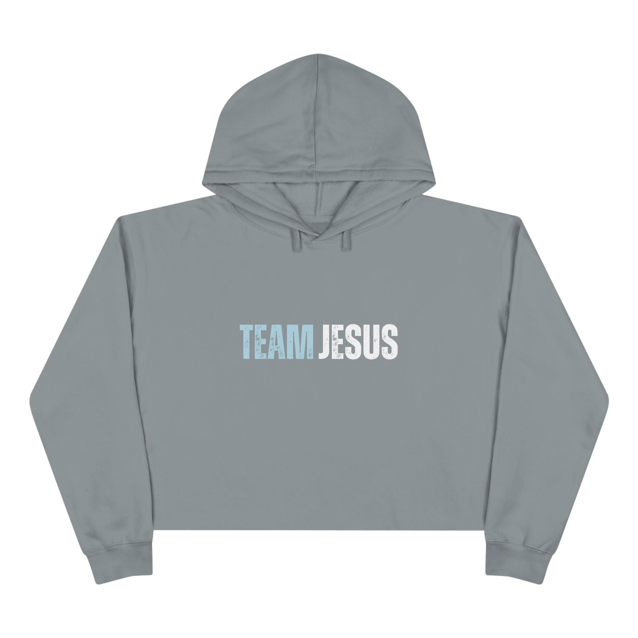 Team Jesus Crop Hoodie