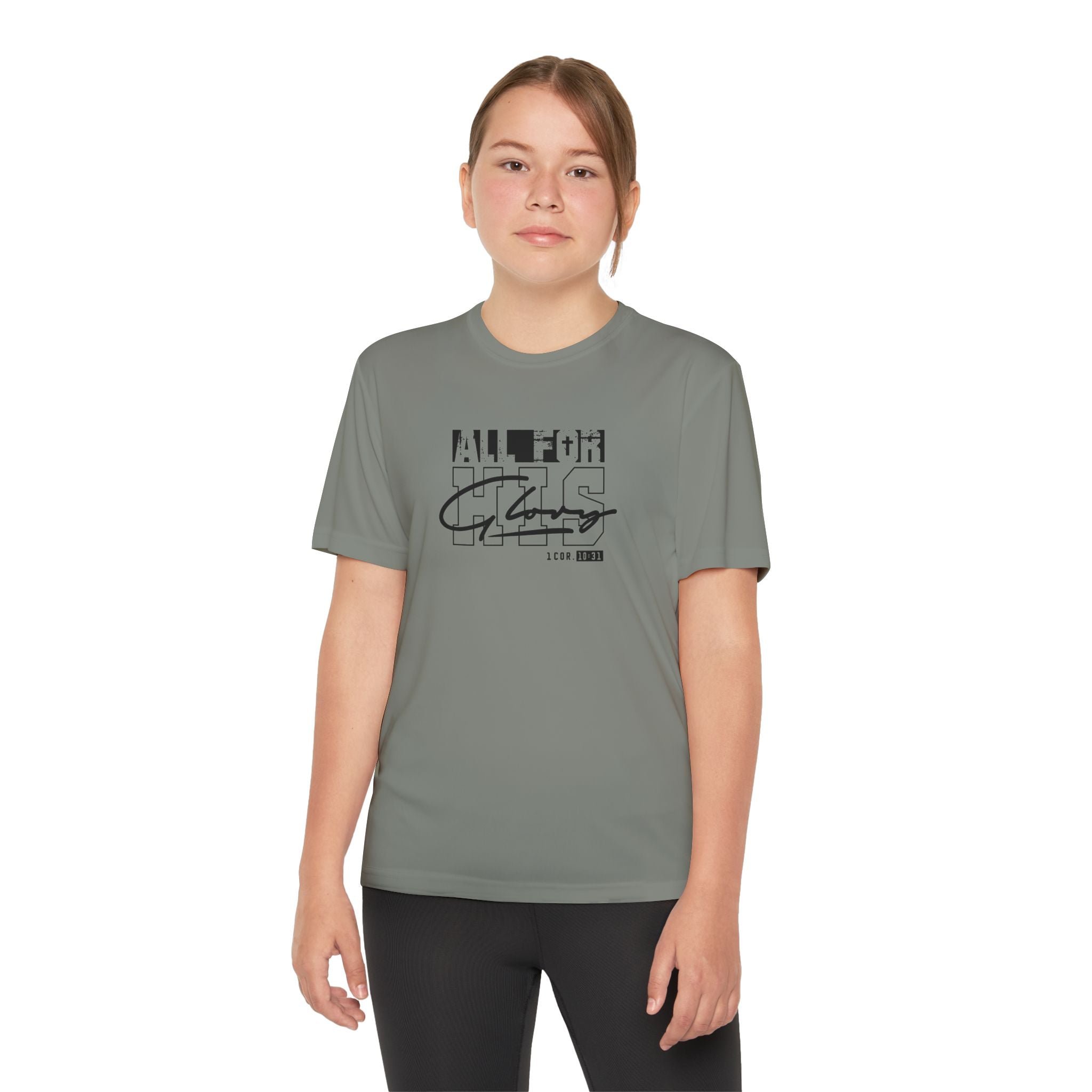 All for his Glory (Youth Dri fit)