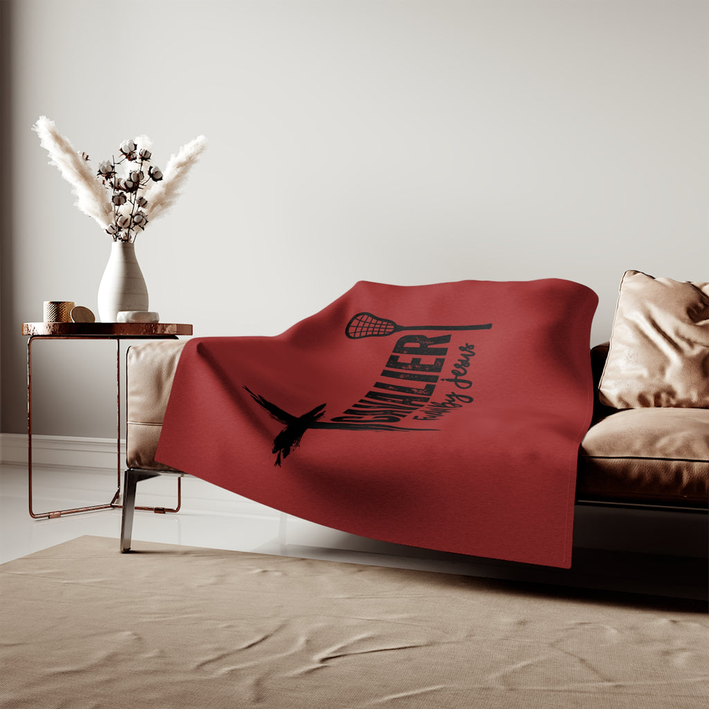 Lacrosse Sweatshirt Blanket