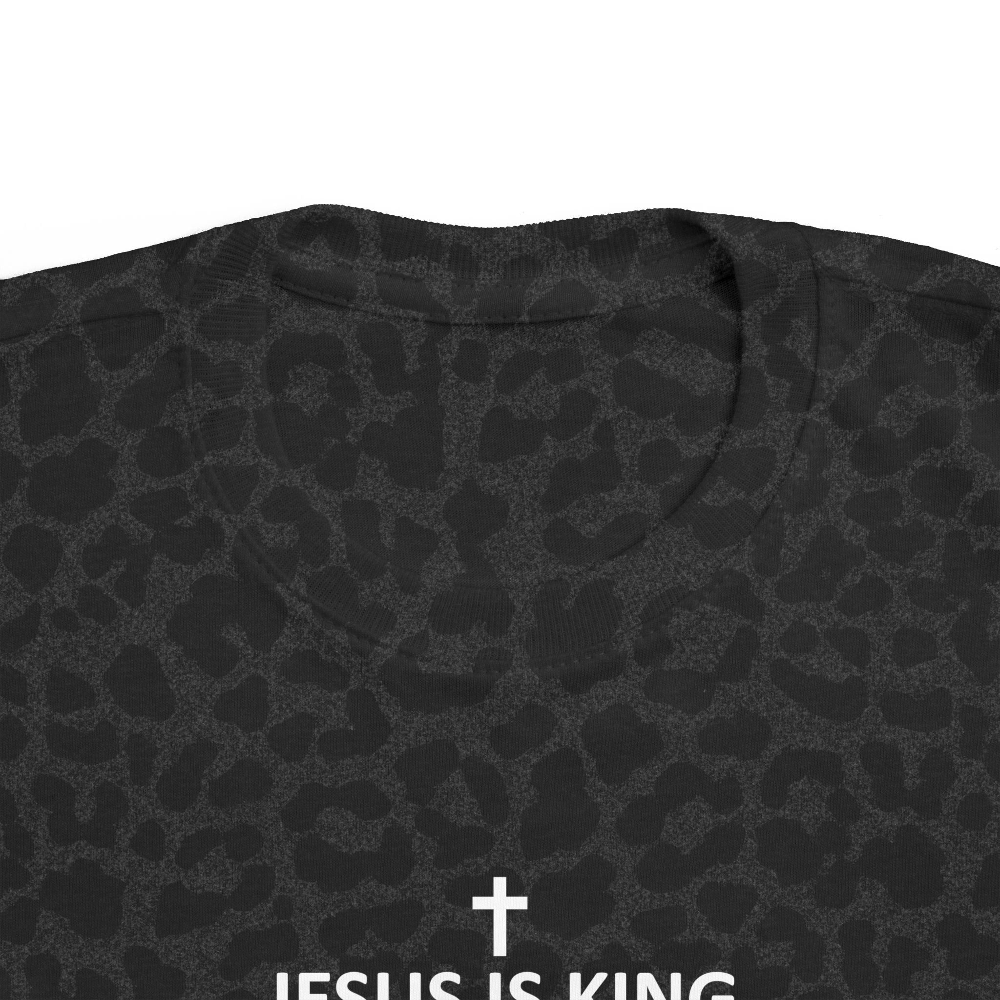 Toddler's Jesus Leopard Jersey Tee