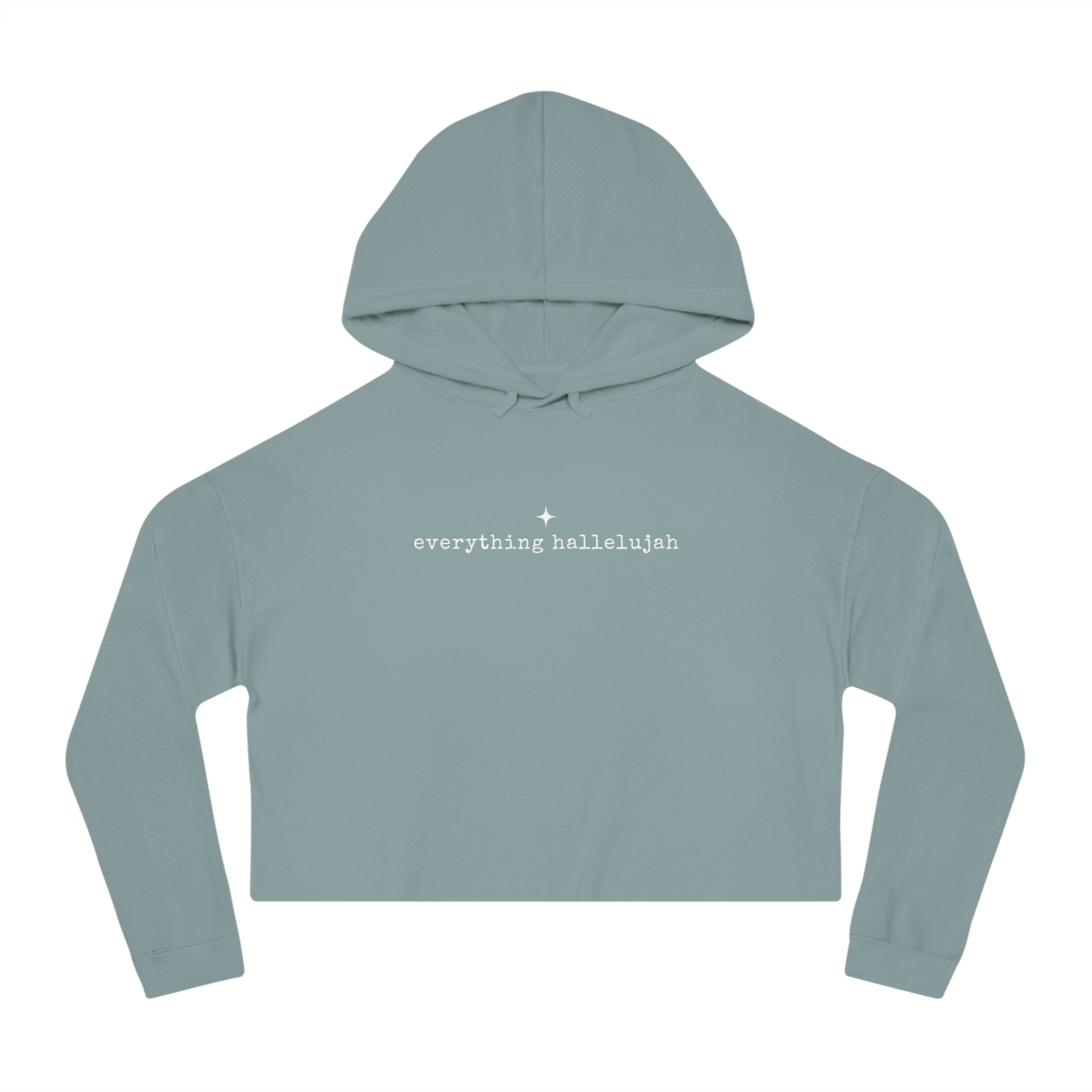 Everything Hallelujah Cropped Hoodie