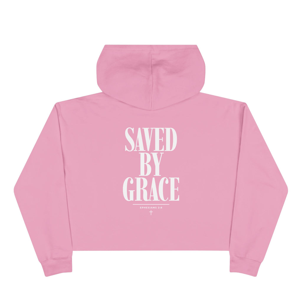 Saved by Grace Crop Hoodie