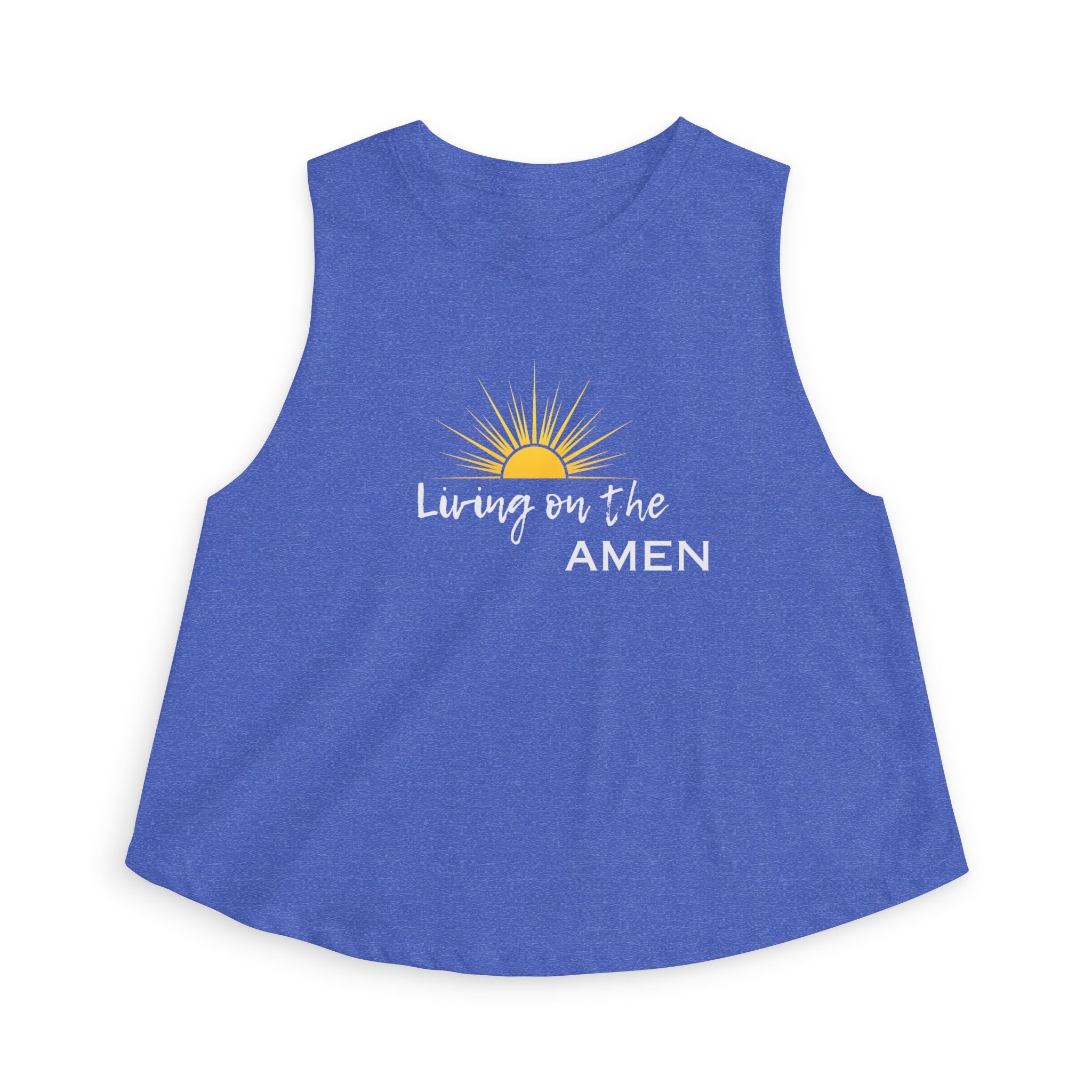 Living on the Amen Crop Top