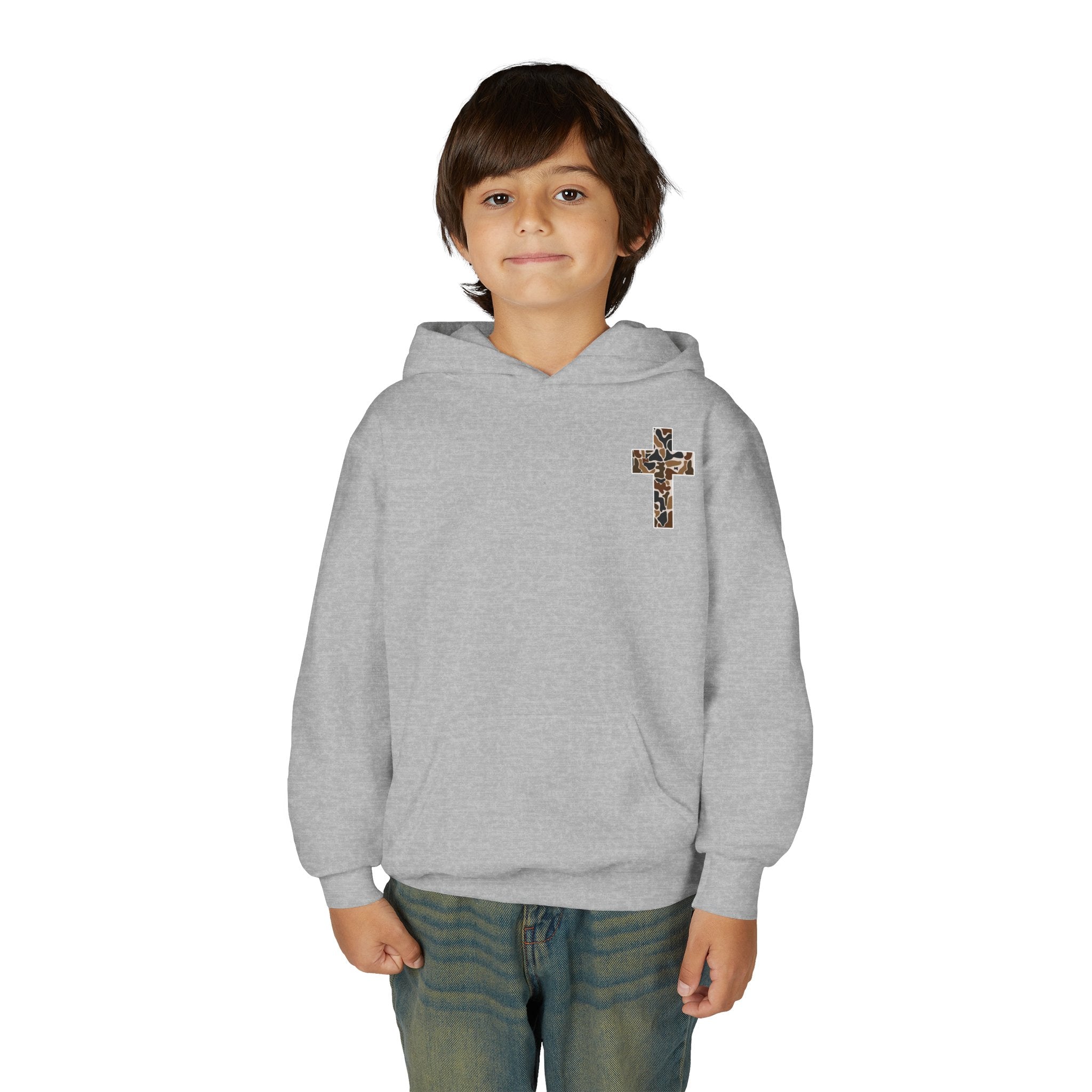 Camo Cross Hoodie (Youth)